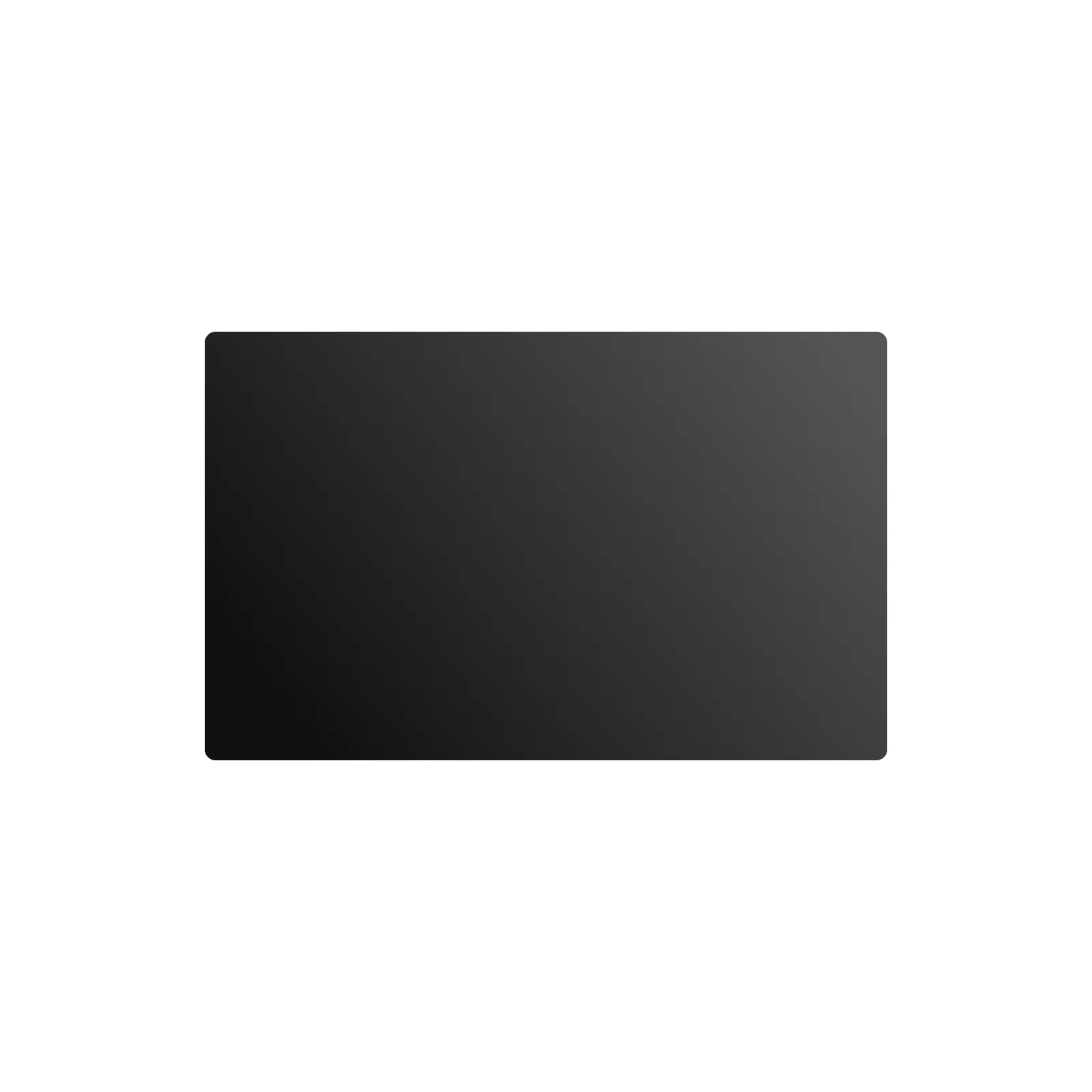 0,8 mm Schwarze Aluminium-Visitenkarten (15 Stk.)