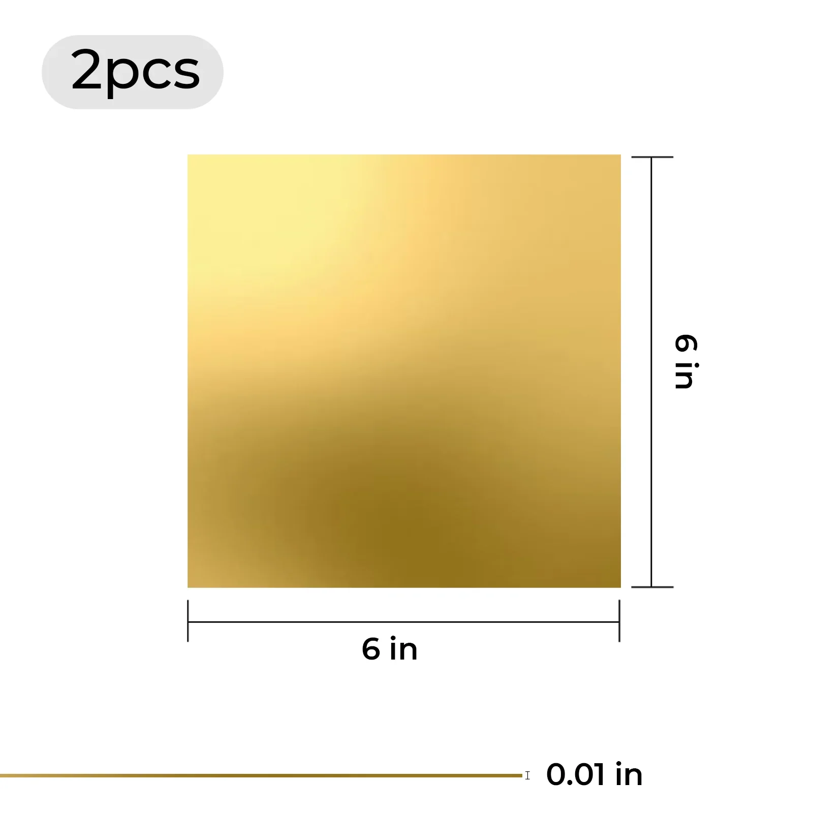 0,3 mm Messingblech (2 Stk.) - Image 3