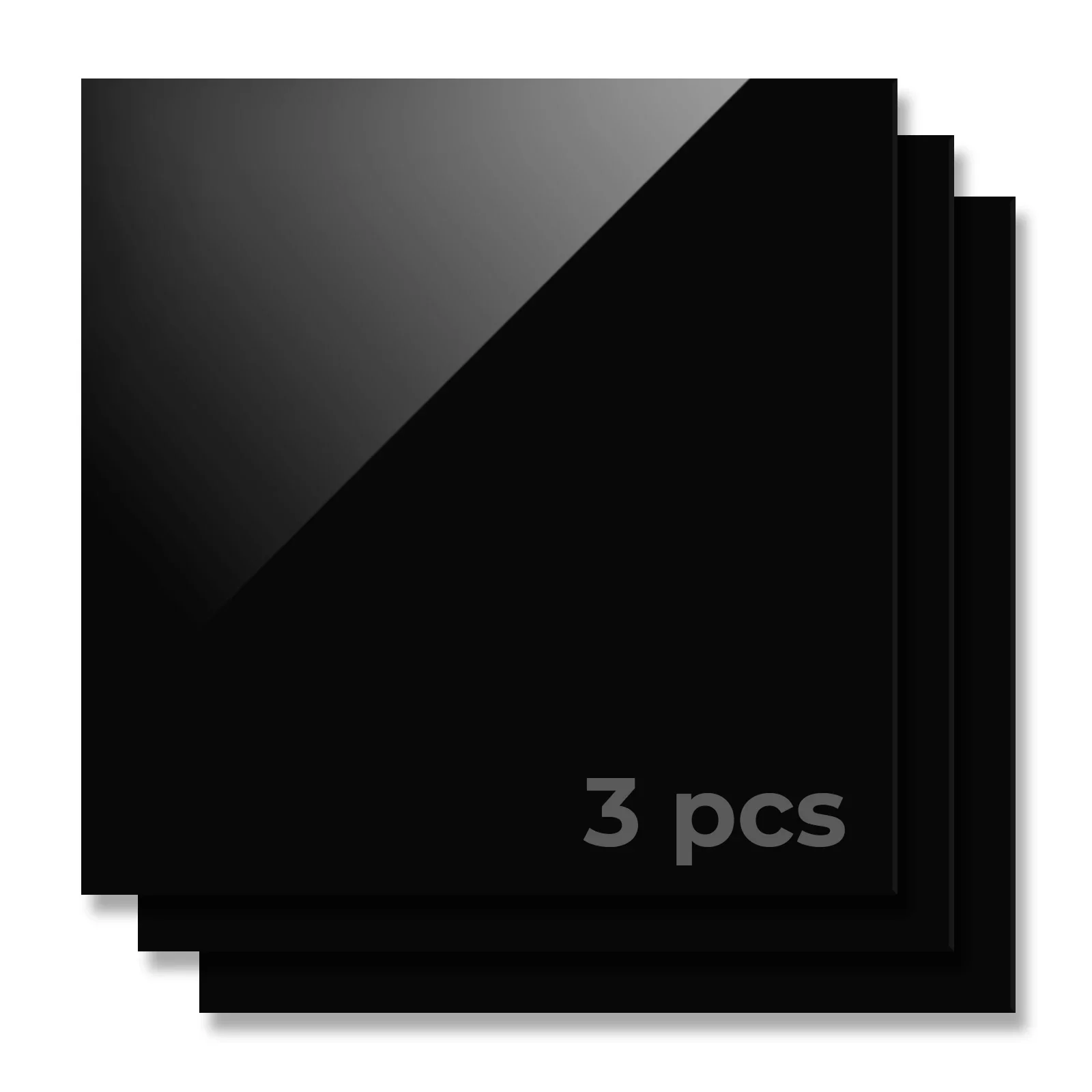 3mm schwarzes feuerhemmendes Acrylglasblatt Plexiglas für Diodenlaserschneiden (3 Stk.) - Image 4