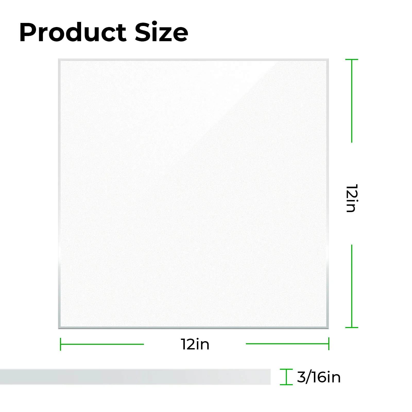3 mm Klar mattiert Transparent Glänzend Acryl Blatt Plexiglas (3 Stk.) - Image 2