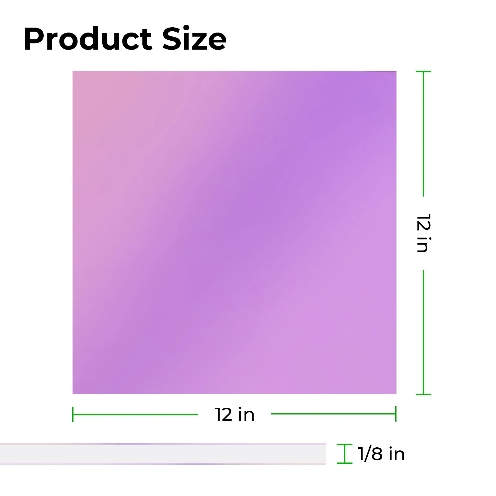 3mm Klare irisierende Acryl-Plexiglasplatten (3 Stk.) - Image 5