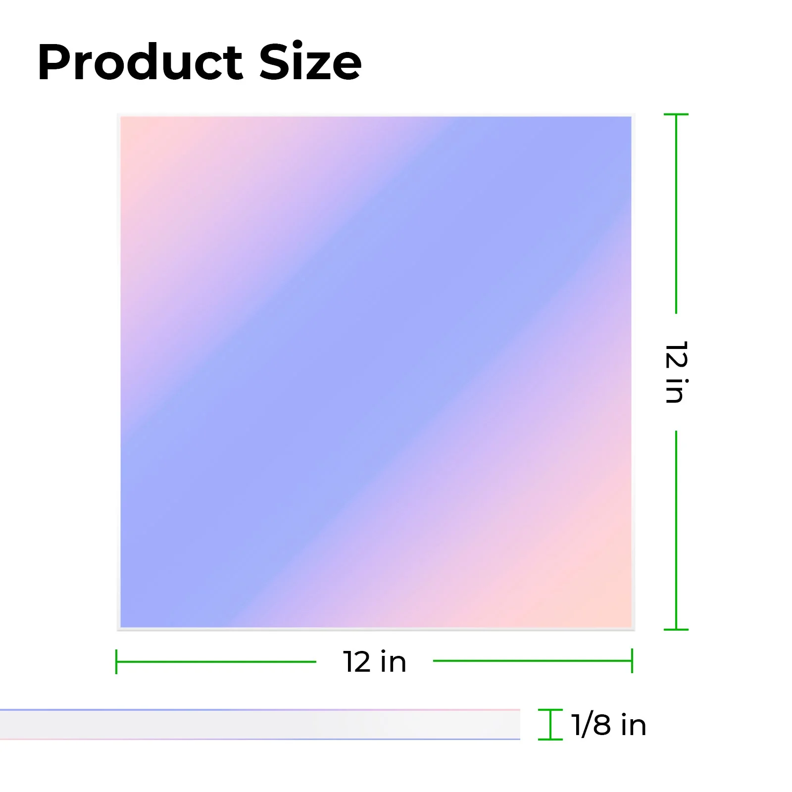 3mm Klare irisierende Acryl-Plexiglasplatten (3 Stk.) - Image 6