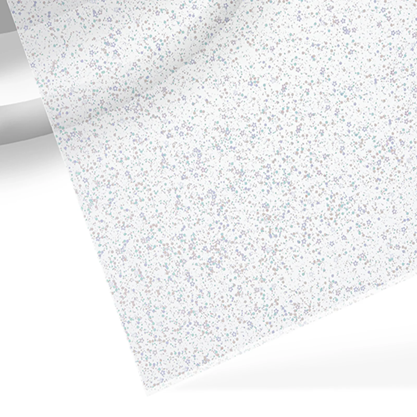 3 mm Blumen Lila Grüne Glitter-Punkte Acrylplatte Plexiglas (3 Stk.) - Image 3