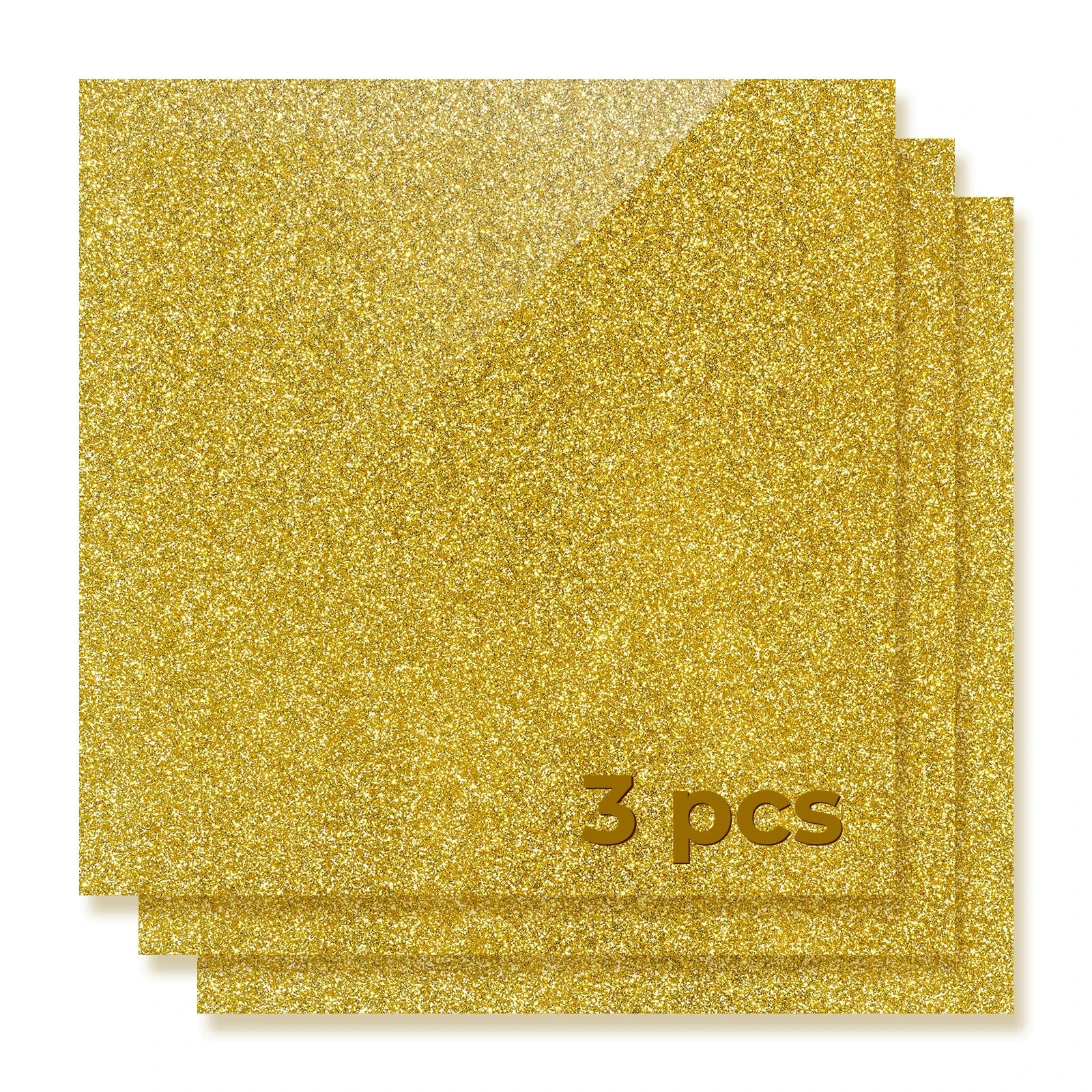 3 mm goldene, glitzernde, undurchsichtige, glänzende Acrylplatte Plexiglas (3 Stk.) - Image 4