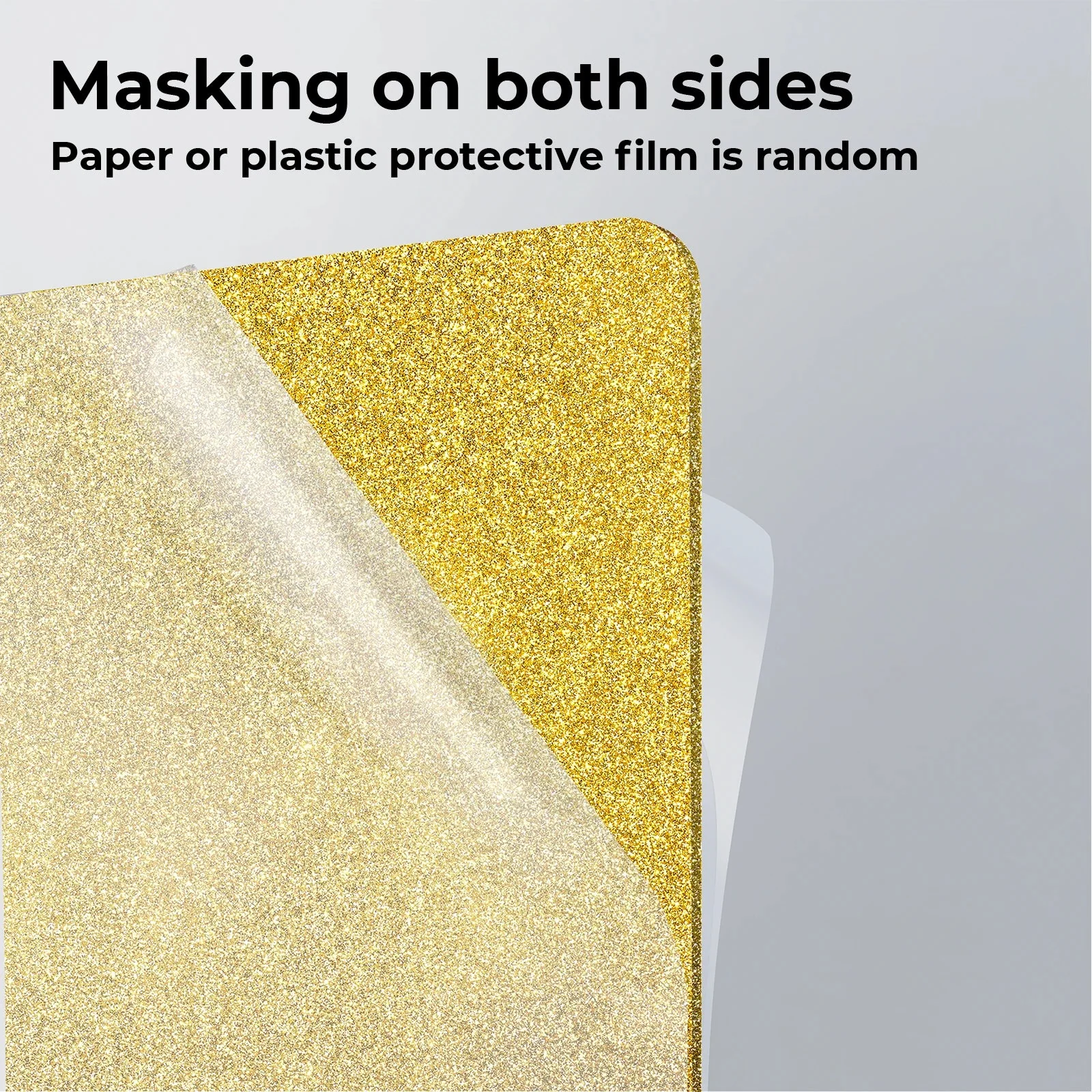 3 mm goldene, glitzernde, undurchsichtige, glänzende Acrylplatte Plexiglas (3 Stk.) - Image 5