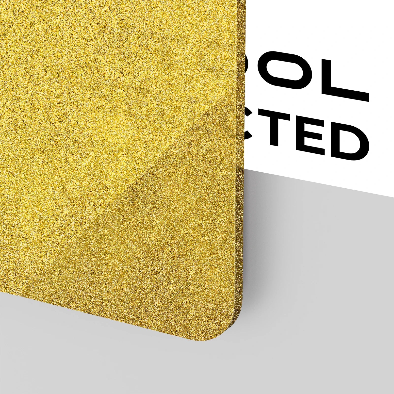 3 mm goldene, glitzernde, undurchsichtige, glänzende Acrylplatte Plexiglas (3 Stk.) - Image 6