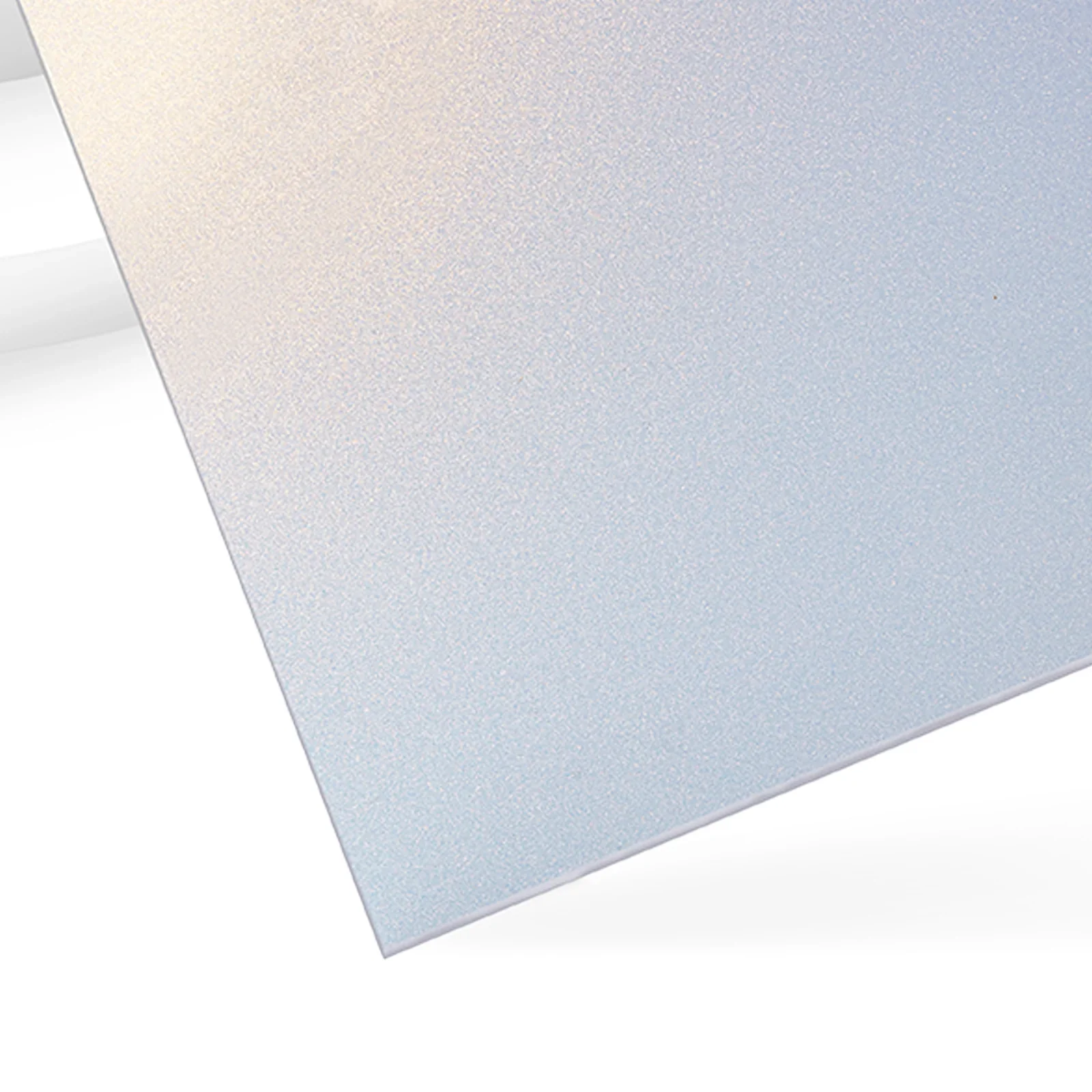 3 mm Perlmutt Glitter Weiß Acrylplatte Plexiglas (3 Stk.)