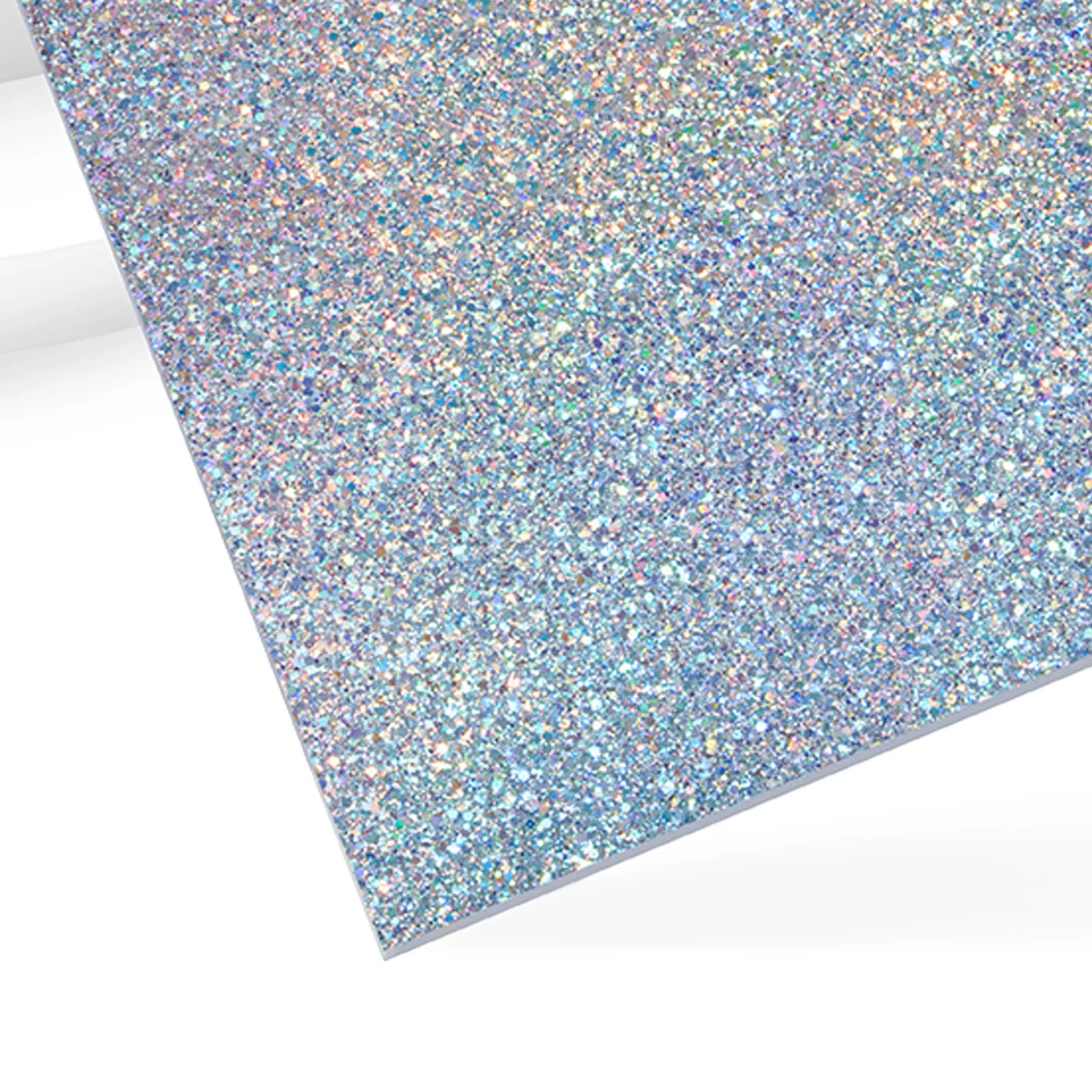 3 mm Holografische Sparkle Glitter Acrylplatte Plexiglas (3 Stk.)