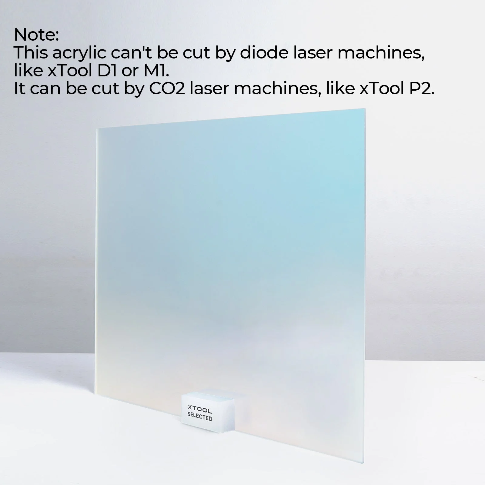 3 mm Klar schillernd Transparent Blau Folie Mattiert Acryl Plexiglas (3 Stk.) - Image 5