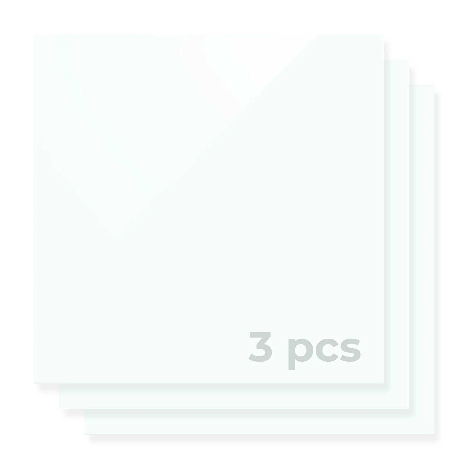 3 mm Perlweißes, undurchsichtiges, glänzendes Acrylglasblatt (3 Stück) - Image 3