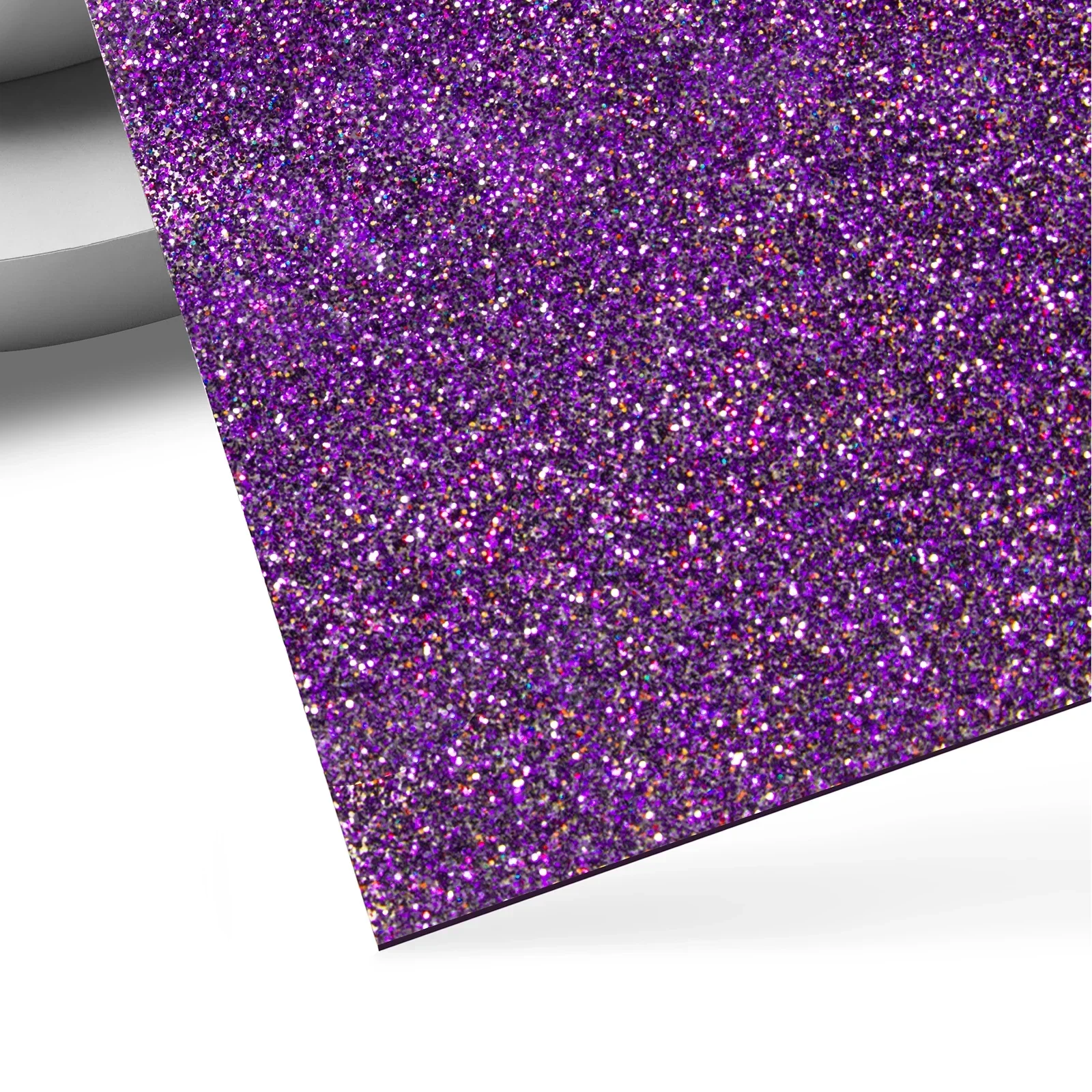 3mm Lila Glitzer Opaque Glänzende Acrylplatte (3 Stück)