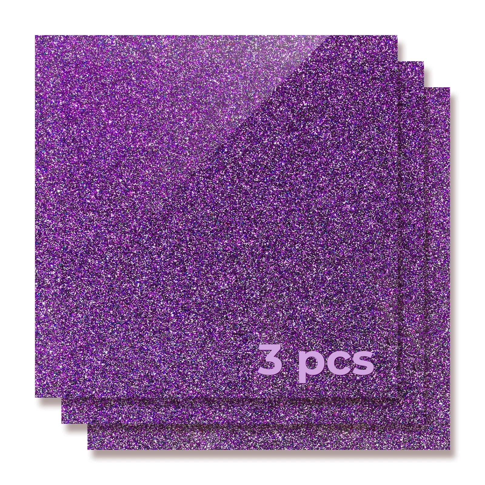 3mm Lila Glitzer Opaque Glänzende Acrylplatte (3 Stück) - Image 3