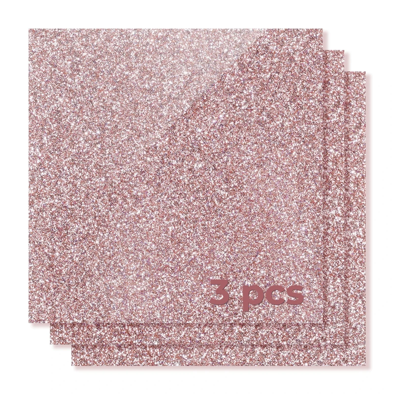 0,3 cm Roségold Glitzer Opaque Glänzende Acrylplatte Plexiglas (3 Stück) - Image 4
