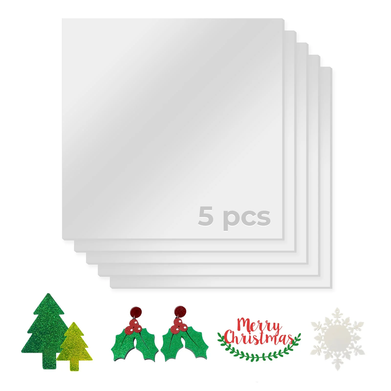 3 mm Silber Spiegel Acryl Blatt Plexiglas (5 Stk.) - Image 3