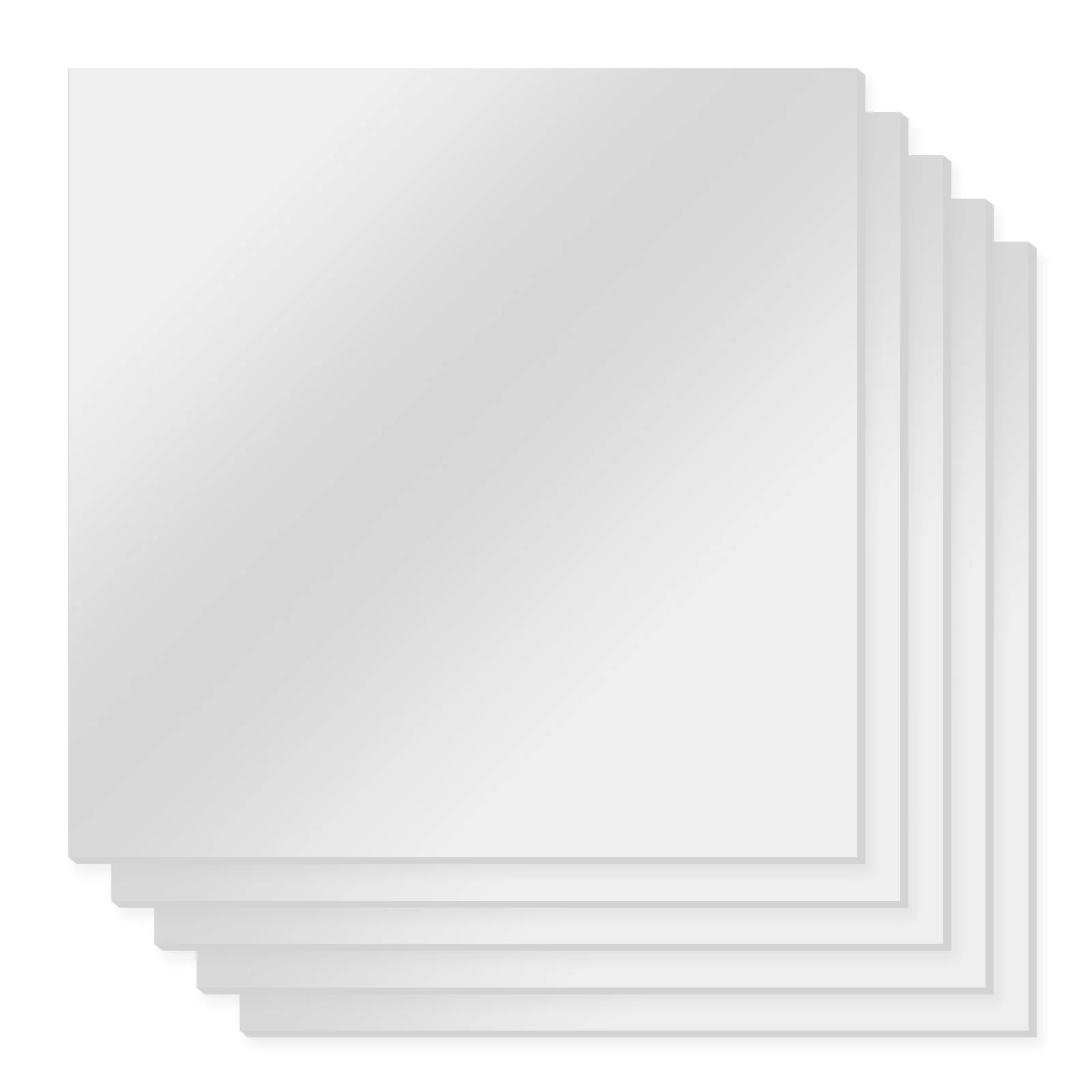 3 mm Silber Spiegel Acryl Blatt Plexiglas (5 Stk.) - Image 4