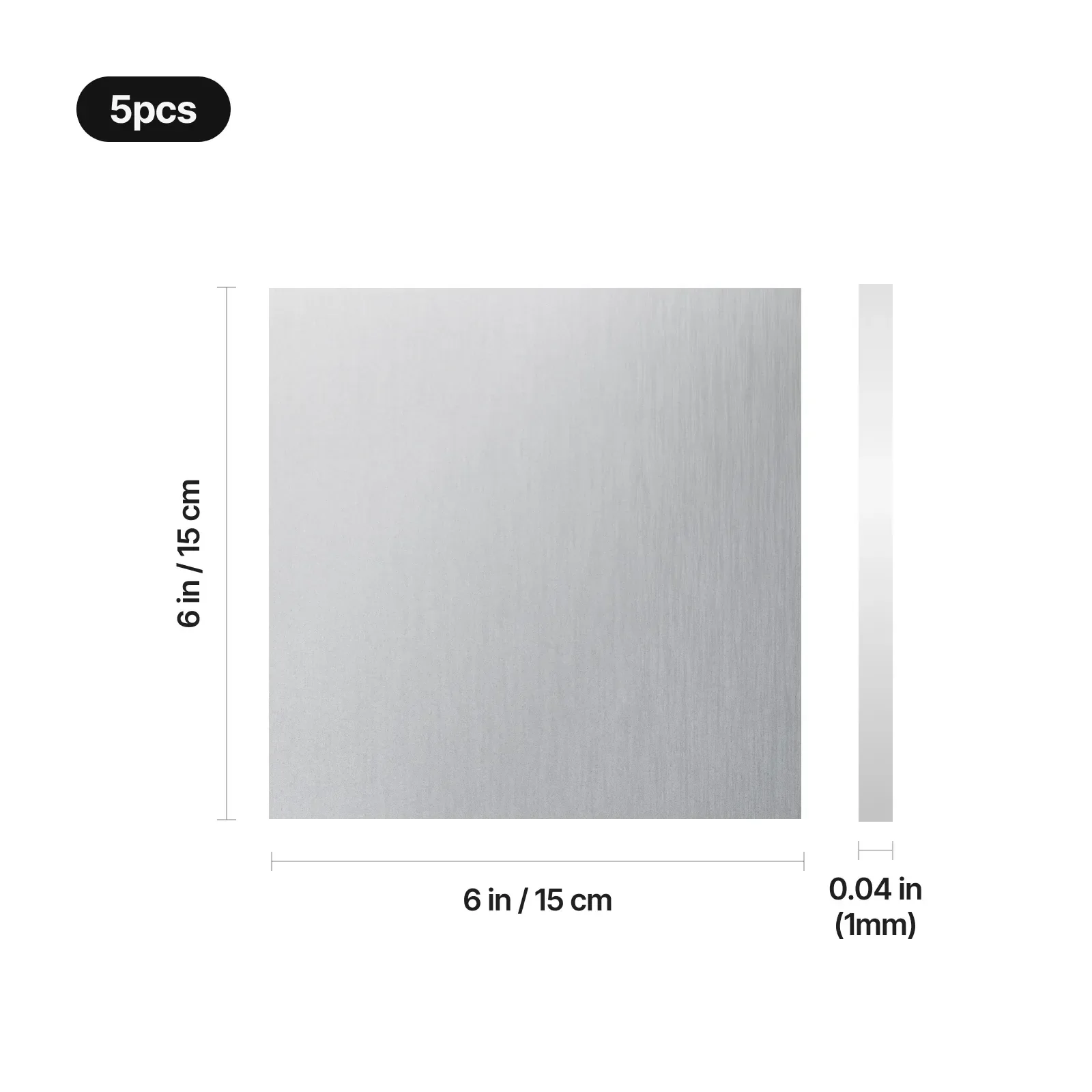 1 mm Titanbleche Grad 1 (5 Stk.) - Image 3