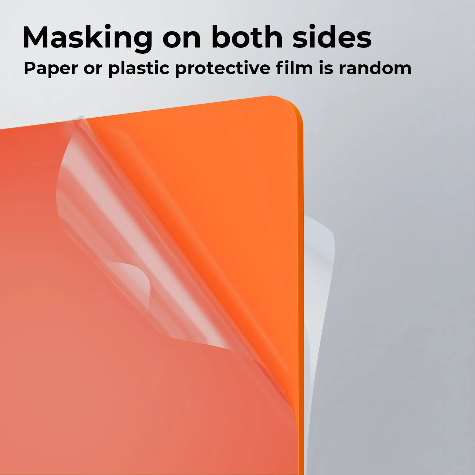 3 mm Orange Opaque Glossy Acrylic Sheet (3 Stk.) - Image 3