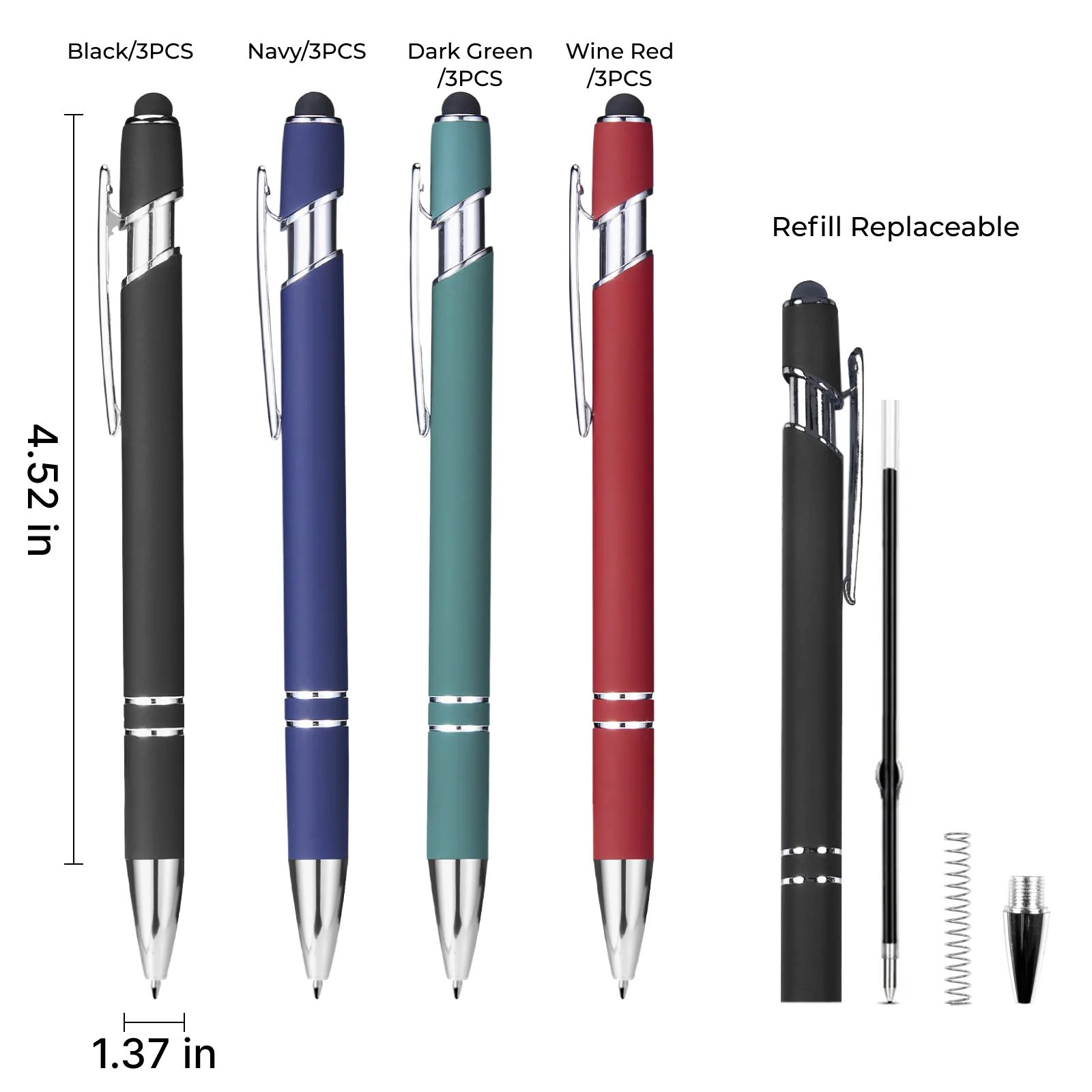 Kugelschreiber mit Stylus (12 Stk.) - Image 10
