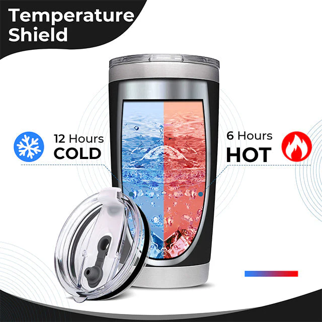 Black Stainless Steel Tumbler kit (20oz) - Image 5