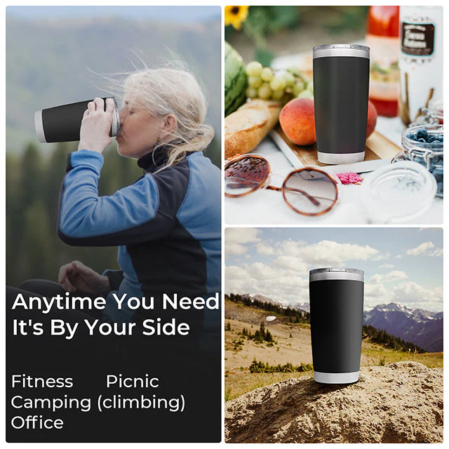 Black Stainless Steel Tumbler kit (20oz) - Image 6