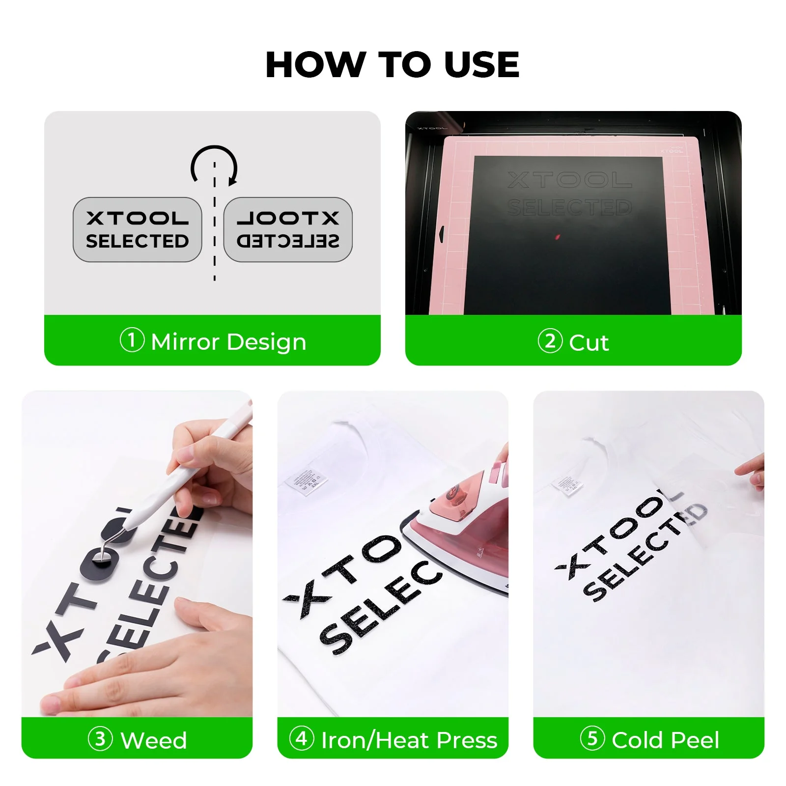 Glitzer-PET-Heat-Transfer-Vinyl (30 Stk.) - Image 4
