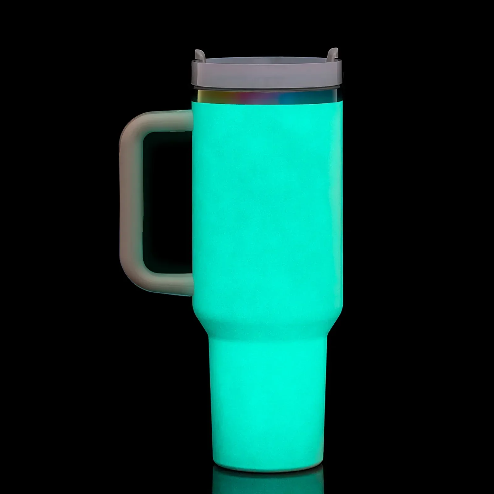 40oz Edelstahl-Tumbler mit Henkel, leuchtet im Dunkeln - Image 14