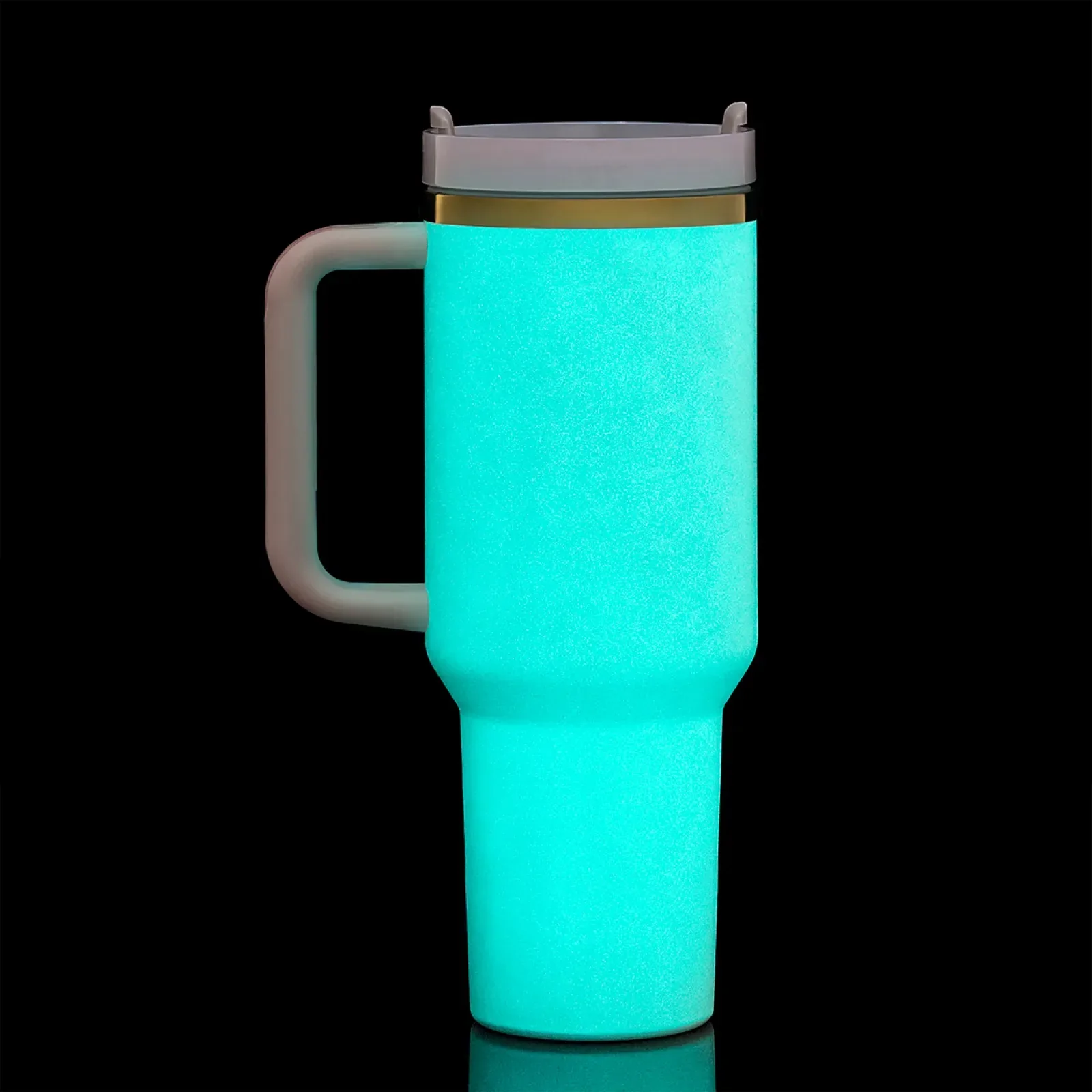 40oz Edelstahl-Tumbler mit Henkel, leuchtet im Dunkeln - Image 24