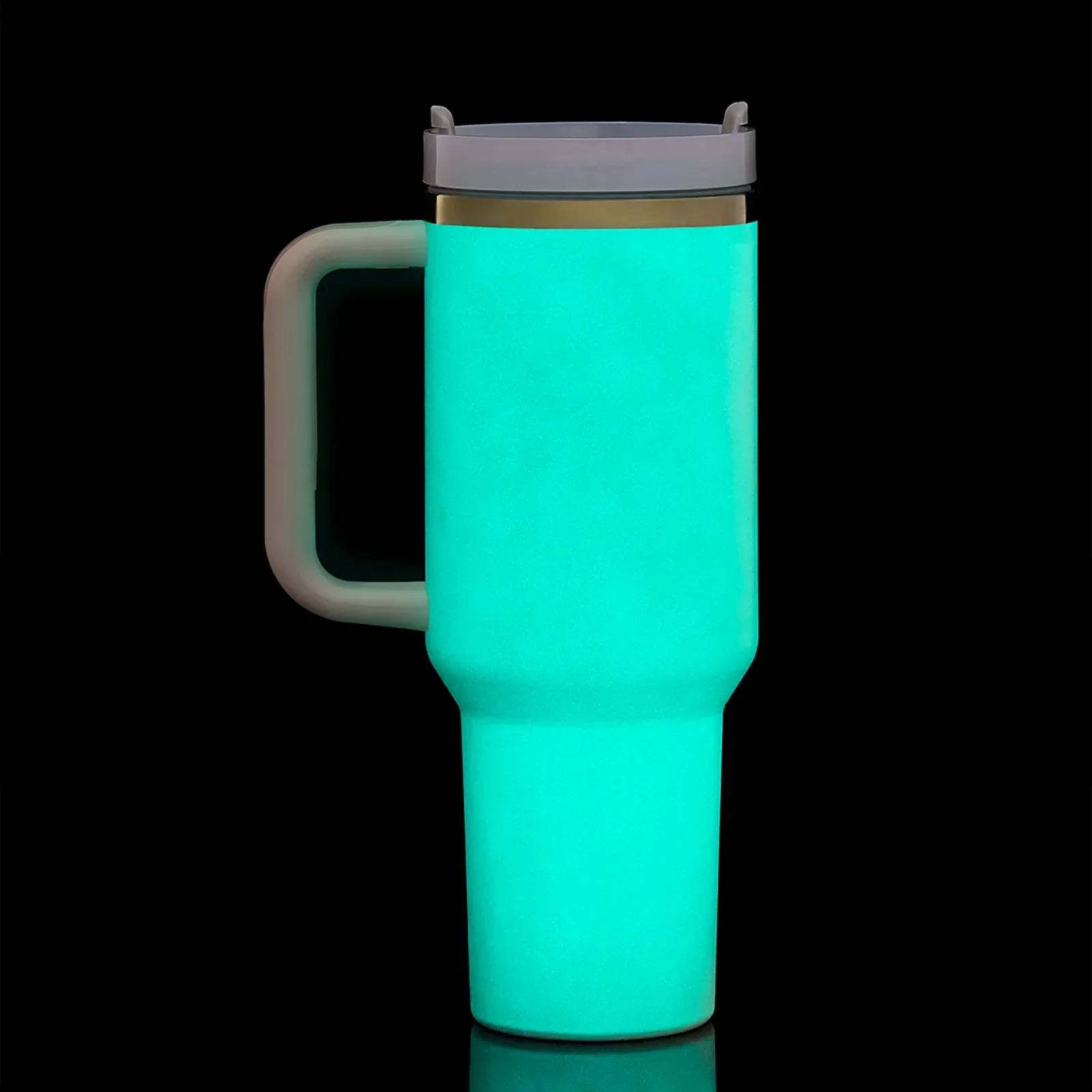 40oz Edelstahl-Tumbler mit Henkel, leuchtet im Dunkeln - Image 29