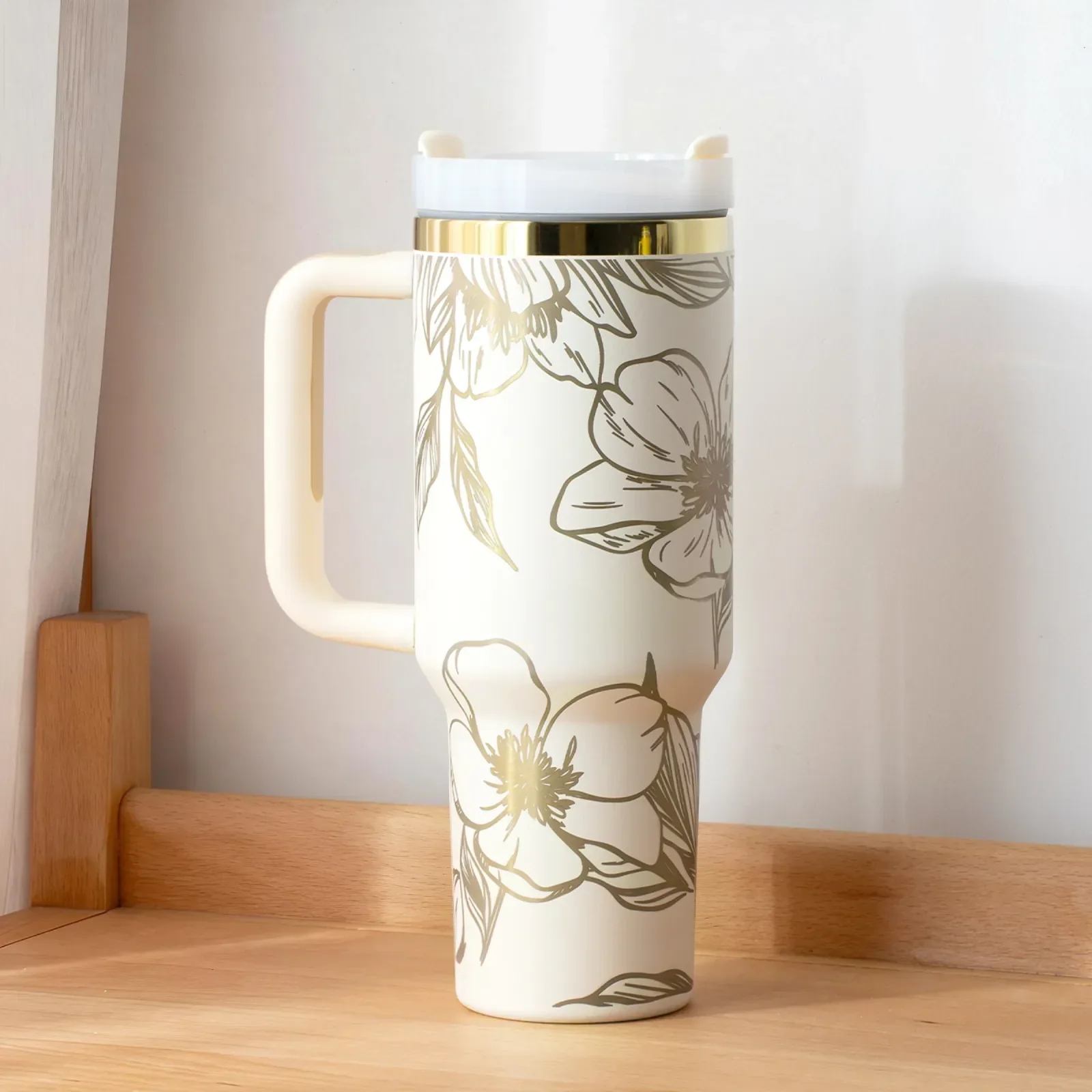 40oz Edelstahl-Tumbler mit Henkel, leuchtet im Dunkeln - Image 32