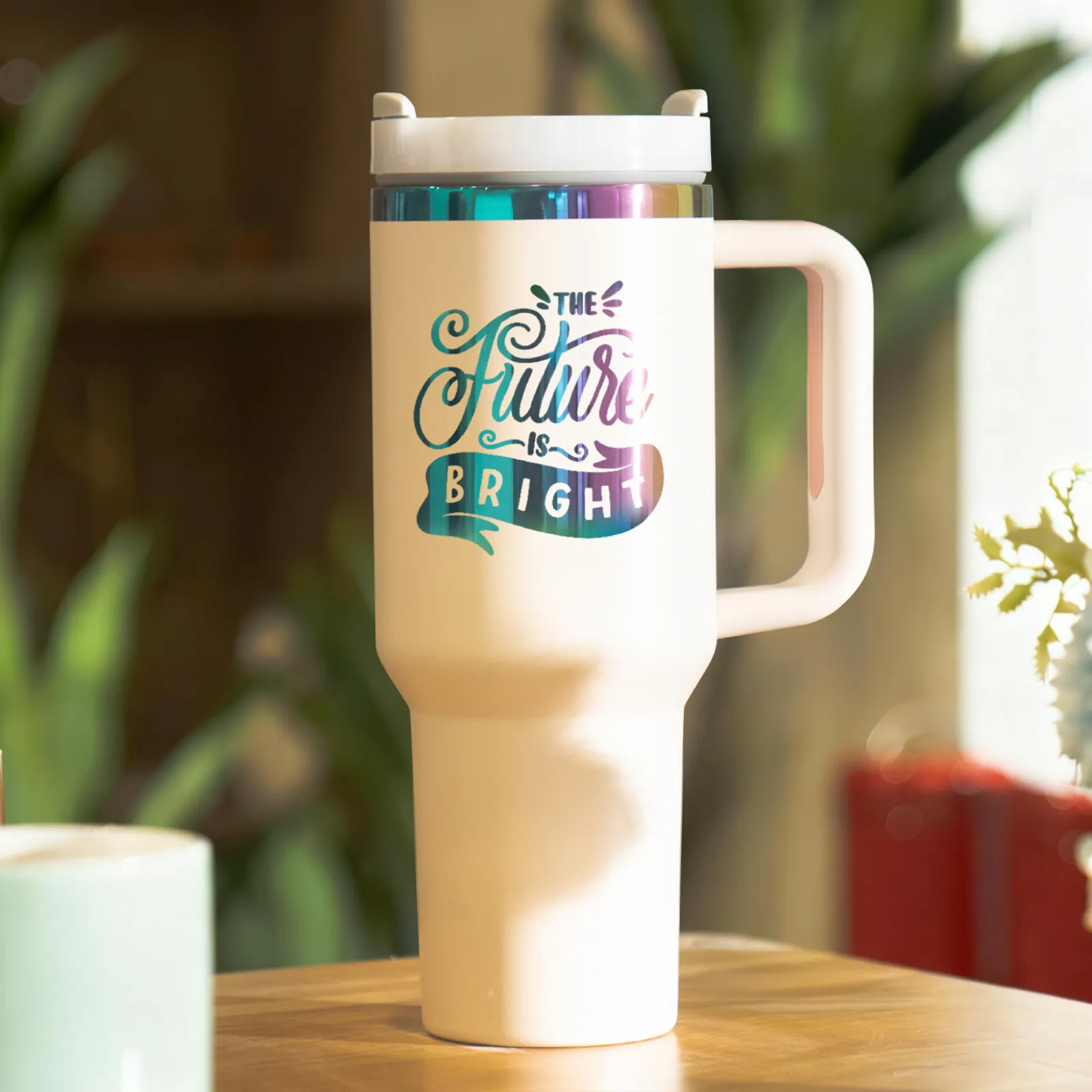 40oz Edelstahl-Tumbler mit Henkel, leuchtet im Dunkeln - Image 37