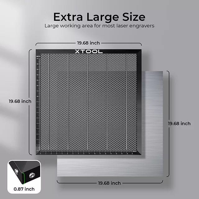 xTool Wabenplatte – Lasergravur-Arbeitsplatte für D1/D1 Pro - Image 4