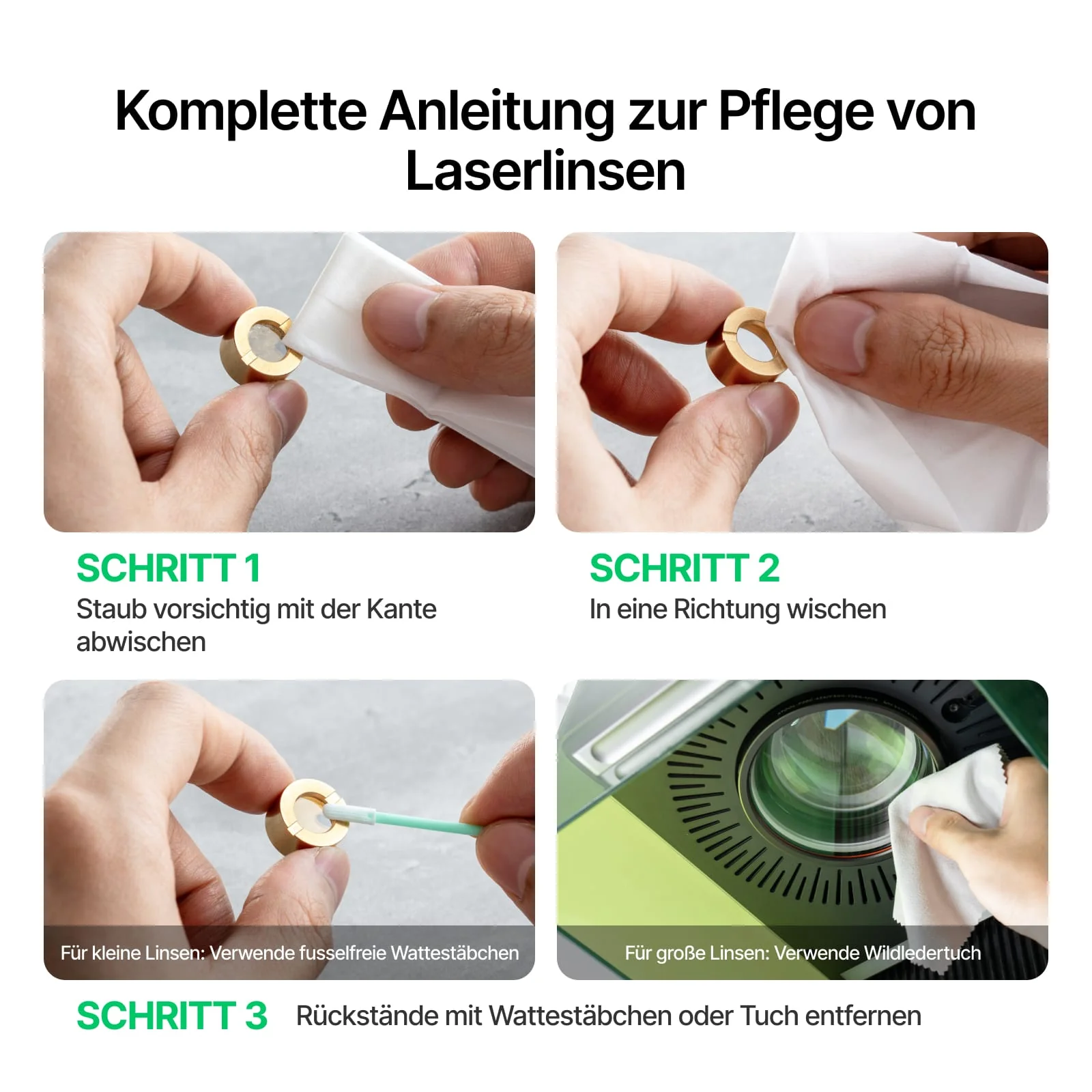 Reinigungsset für Laserlinsen - Image 2