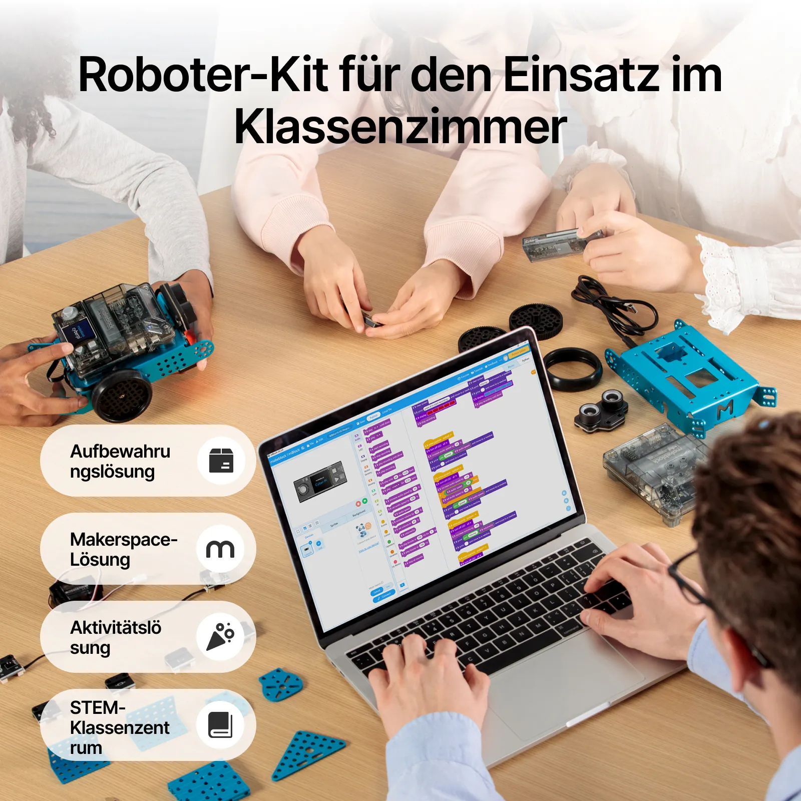 mBot2: STEAM-Bildungscodier-Roboter-Kit für KI-Lernen - Image 8