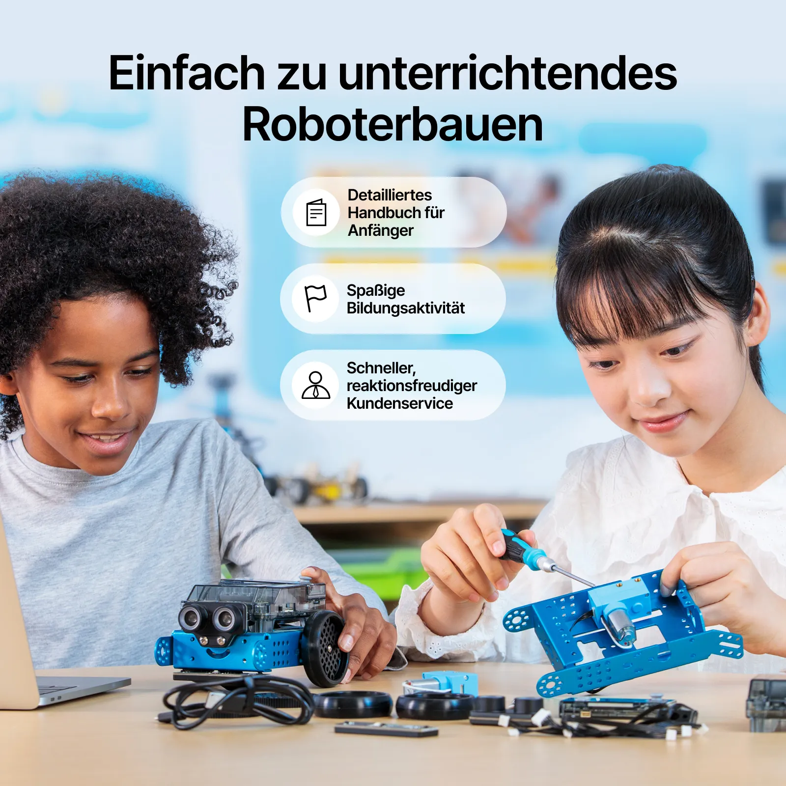 mBot2: STEAM-Bildungscodier-Roboter-Kit für KI-Lernen - Image 9