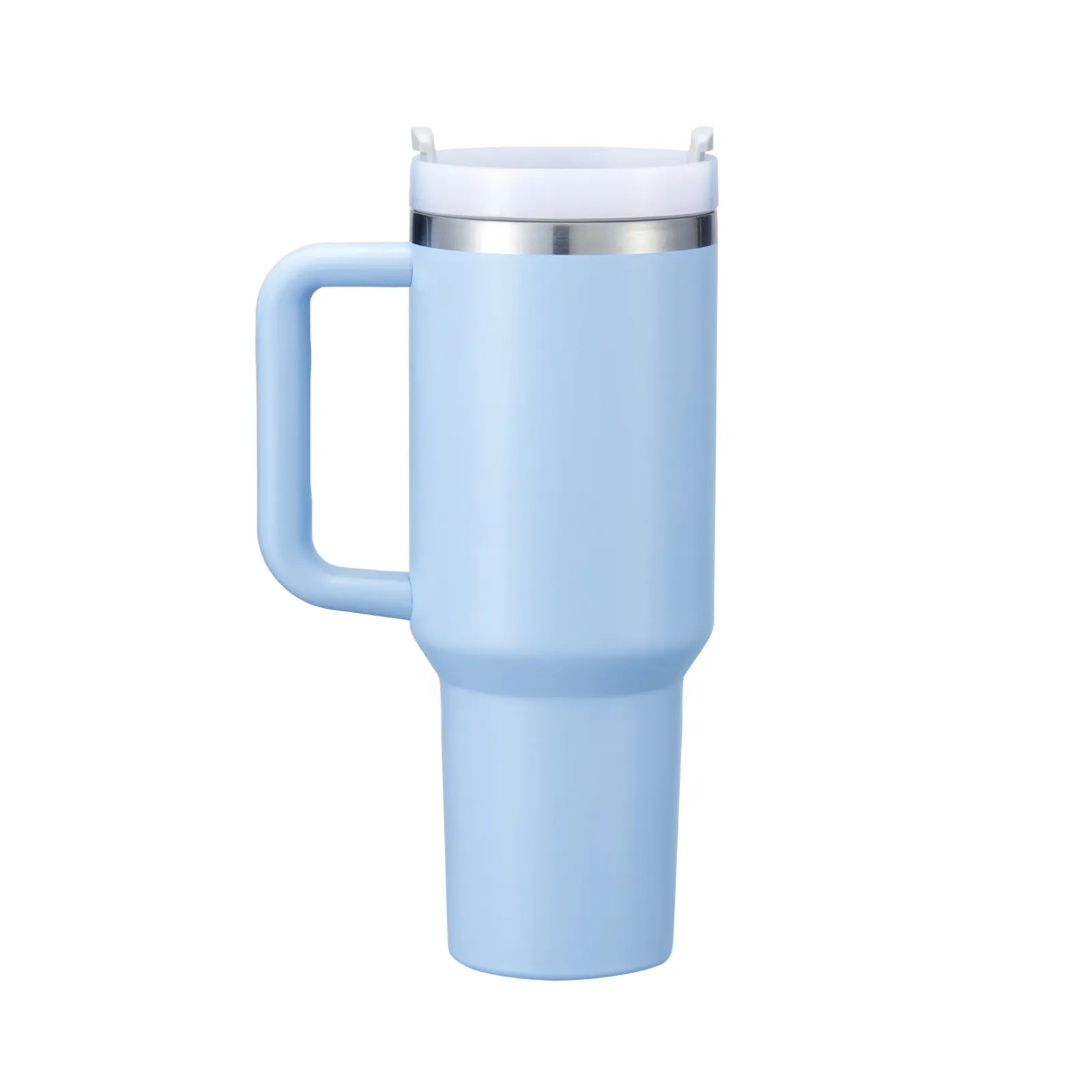 Pastellblau zu Silber Leuchtender Edelstahlbecher mit abnehmbarem Griff (1,18 l) - Image 3