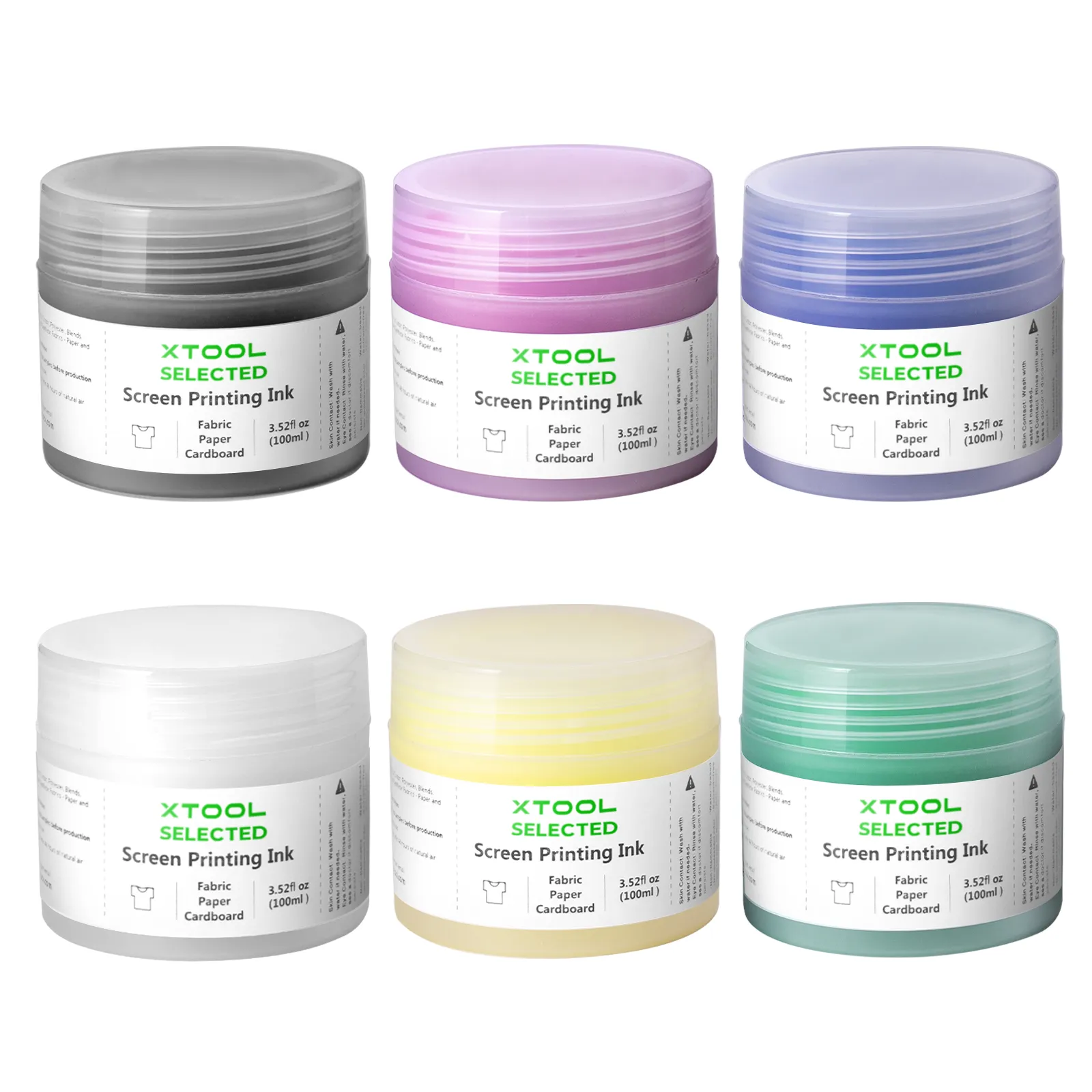 Siebdruckfarben-Set (6 Farben)