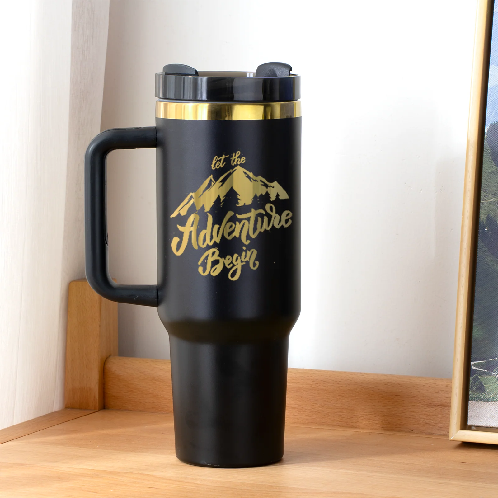 Edelstahlbecher mit Henkel (40oz) - Image 16
