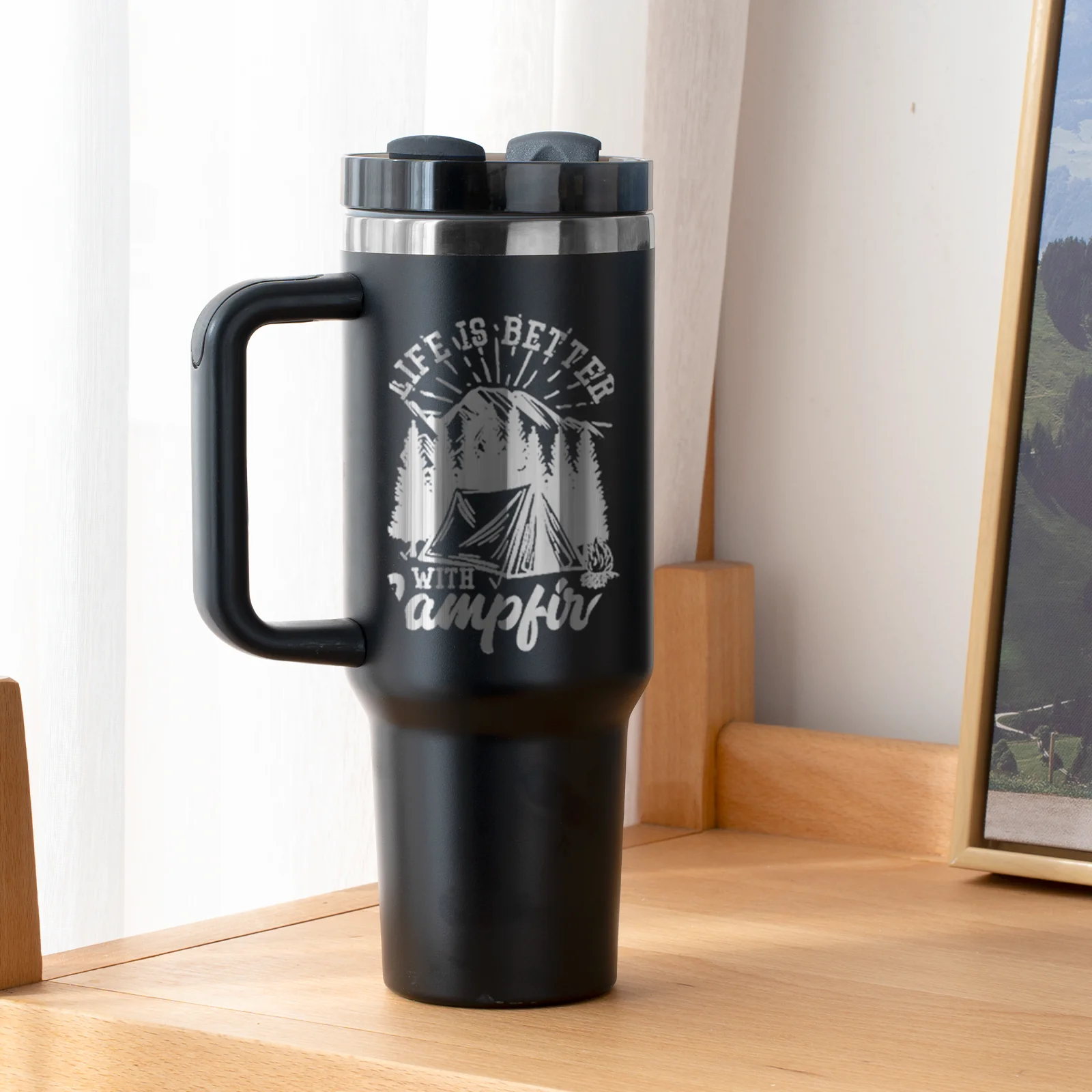 Edelstahlbecher mit Henkel (40oz) - Image 23