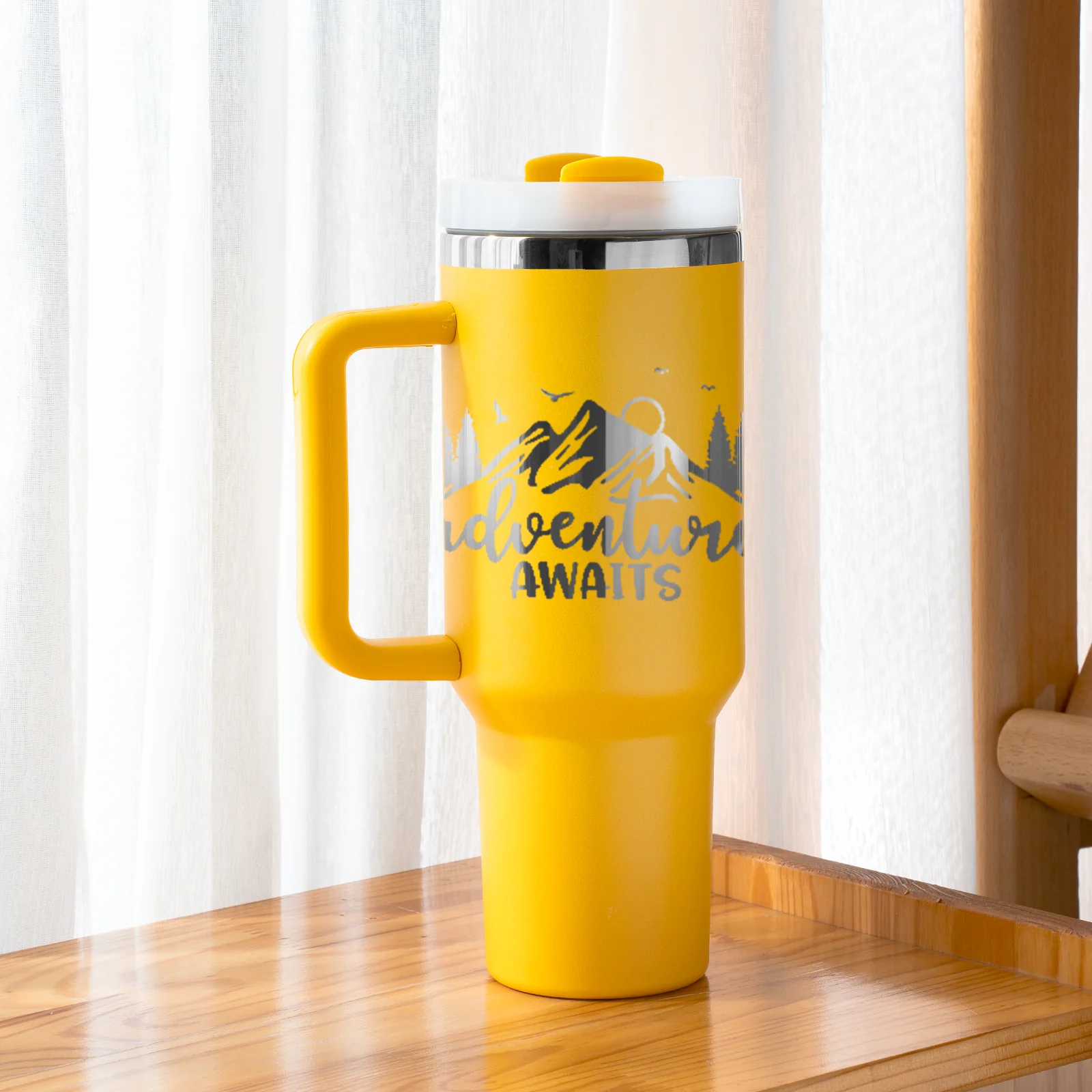Edelstahlbecher mit Henkel (40oz) - Image 6