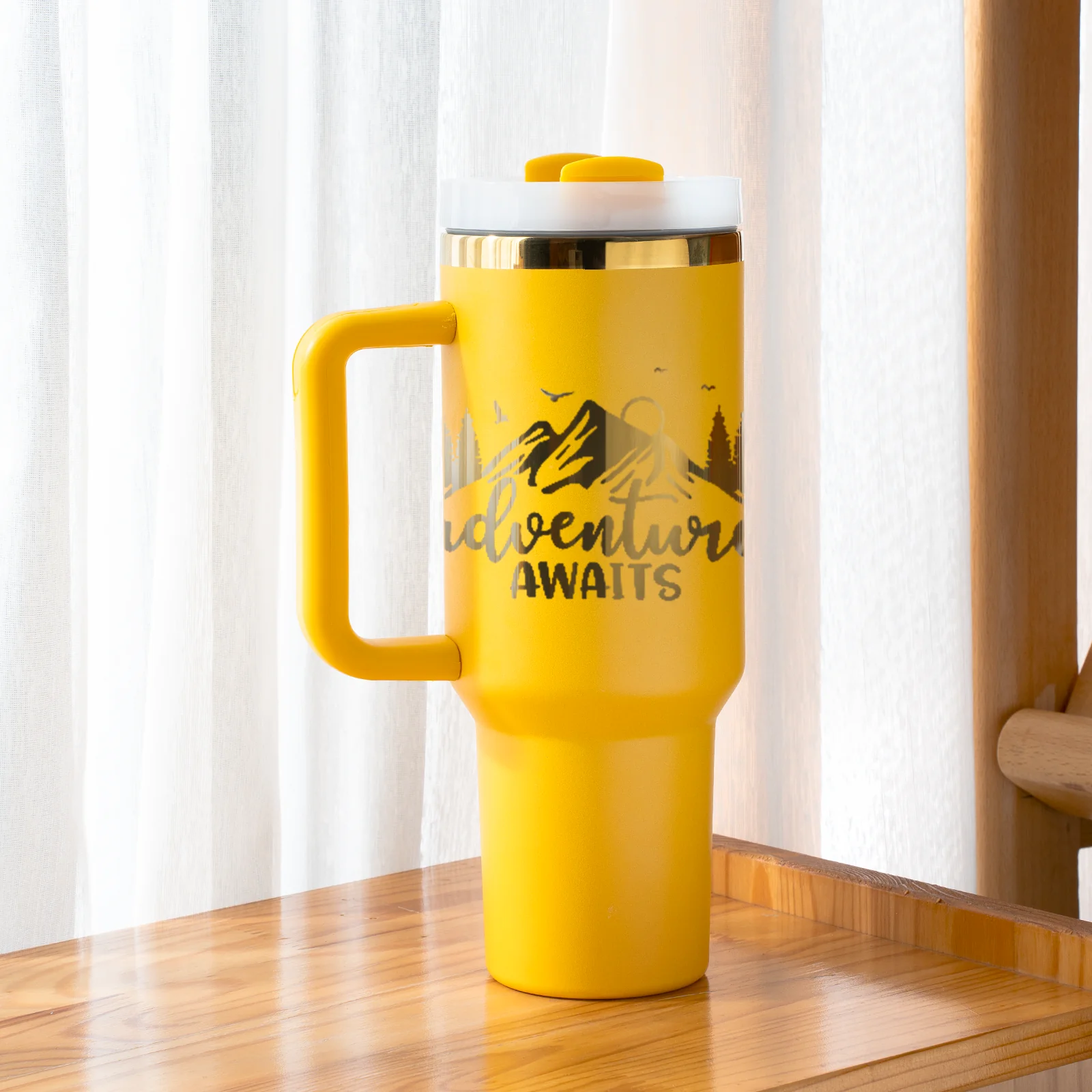 Edelstahlbecher mit Henkel (40oz) - Image 8