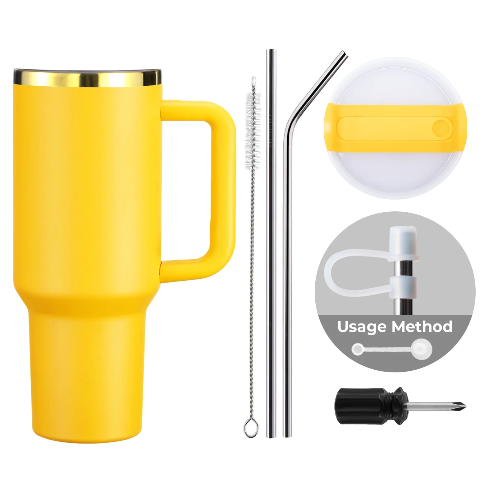 Edelstahlbecher mit Henkel (40oz) - Image 9