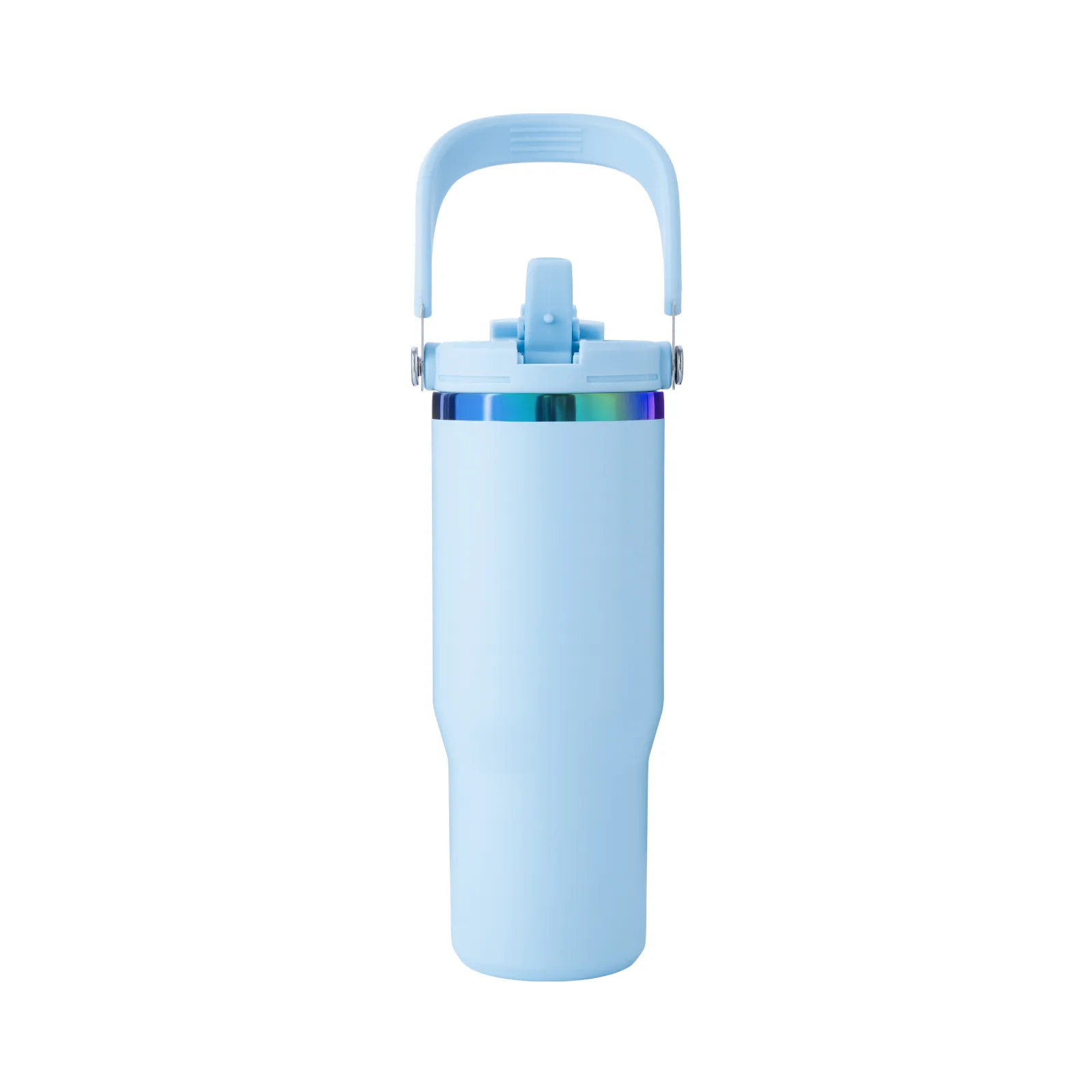 Edelstahl-Tumbler mit Griff und Strohhalm (30 oz) - Image 10