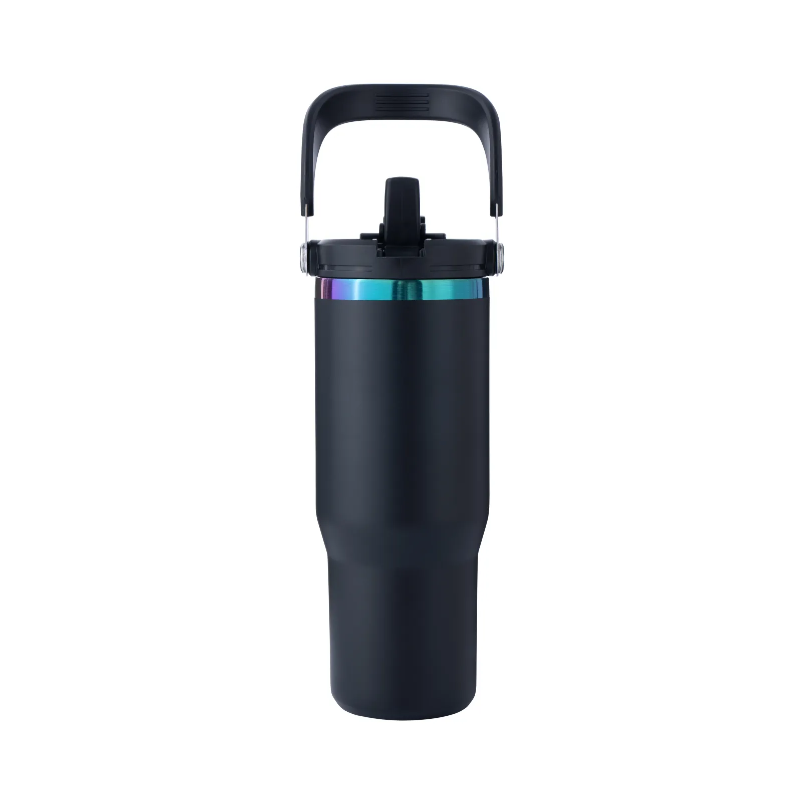 Edelstahl-Tumbler mit Griff und Strohhalm (30 oz) - Image 2