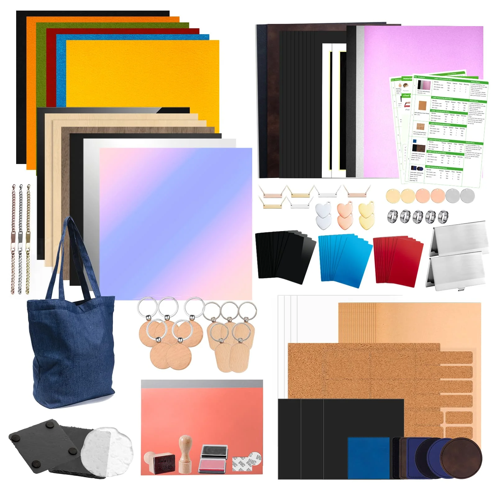 Ultimatives Lasermaterial-Kit (155 Stk.)