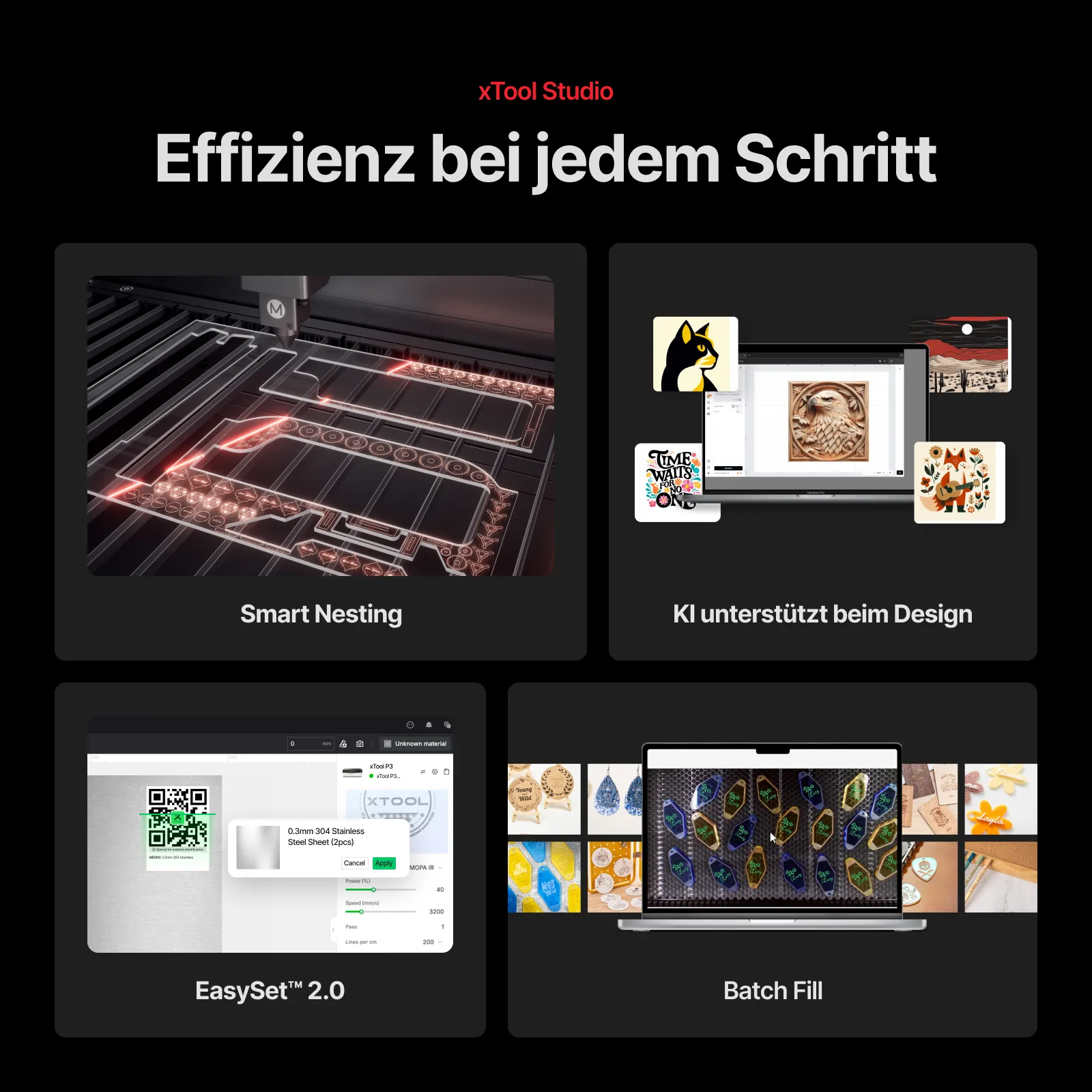 xTool P3 80W Flaggschiff-CO2-Laserschneider mit intelligenter Automatisierung - Image 14