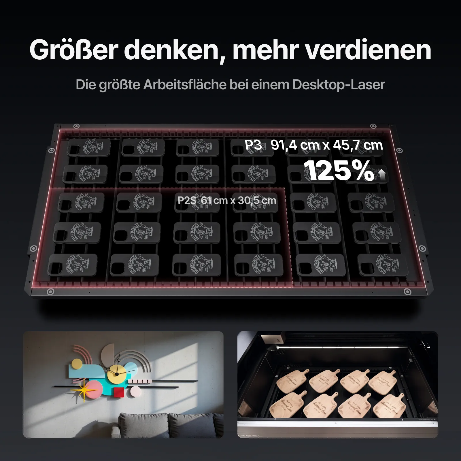 xTool P3 80W Flaggschiff-CO2-Laserschneider mit intelligenter Automatisierung - Image 7