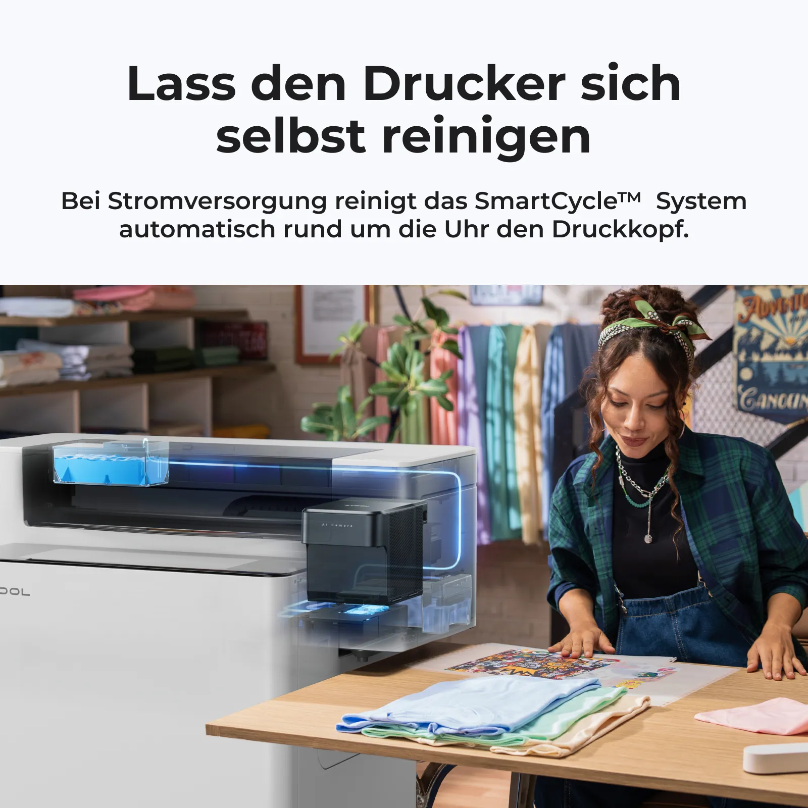 xTool Apparel Printer: One-Click-DTF-Drucker, mühelose Anpassung für dein Geschäft - Image 7