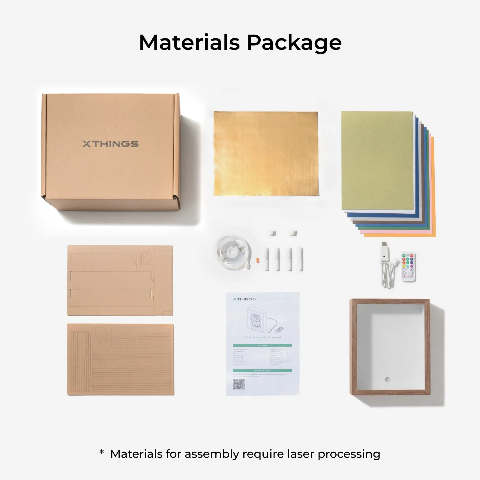 xTool ColorCraft Light Kit (Materialpaket) - Image 3