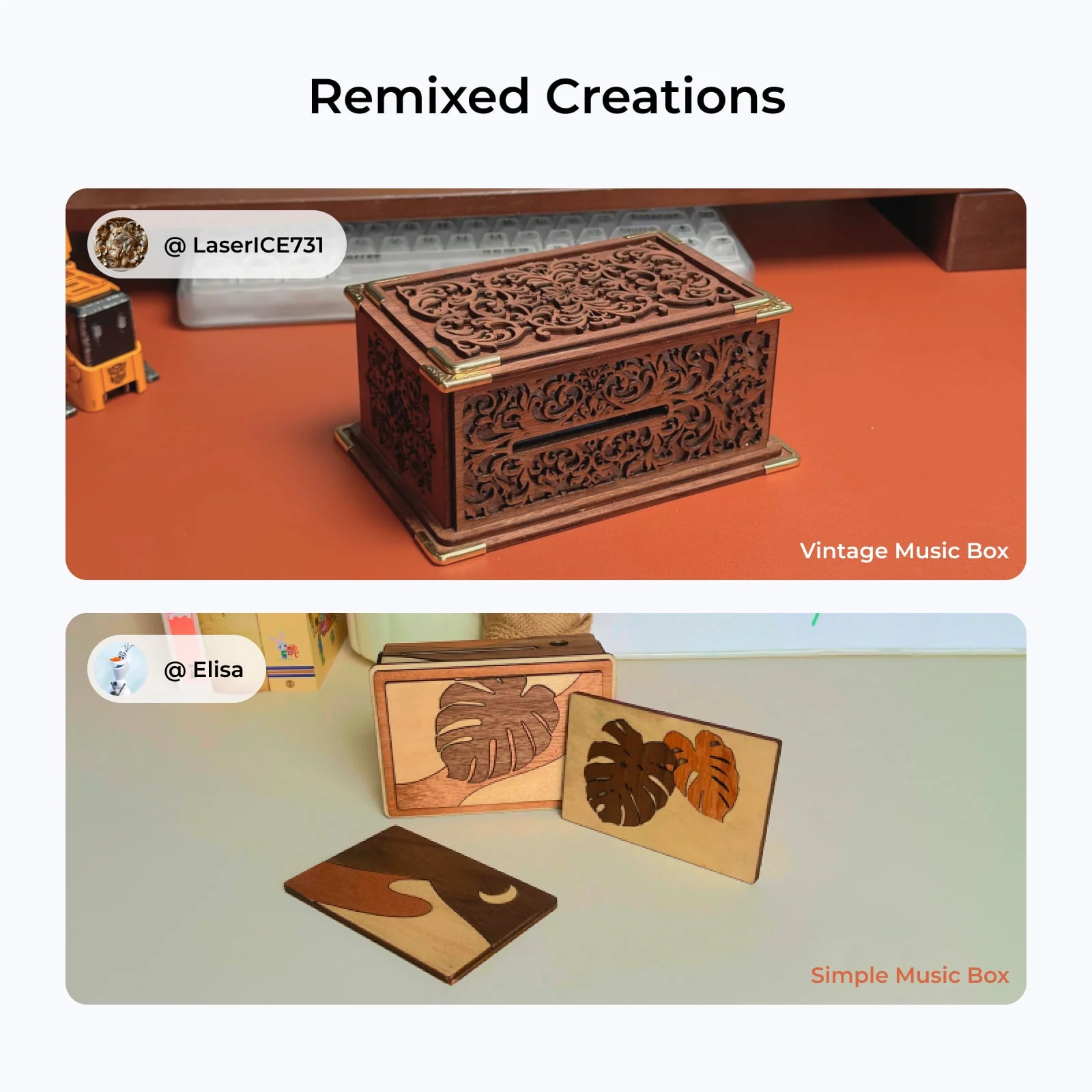 xTool DIY-Musikbox-Kit (Materialpaket) - Image 5