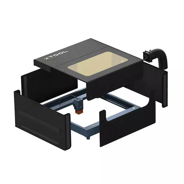 xTool Enclosure: faltbares und rauchdichte Abdeckung für D1/ D1 Pro und andere Lasergravierer - Image 3